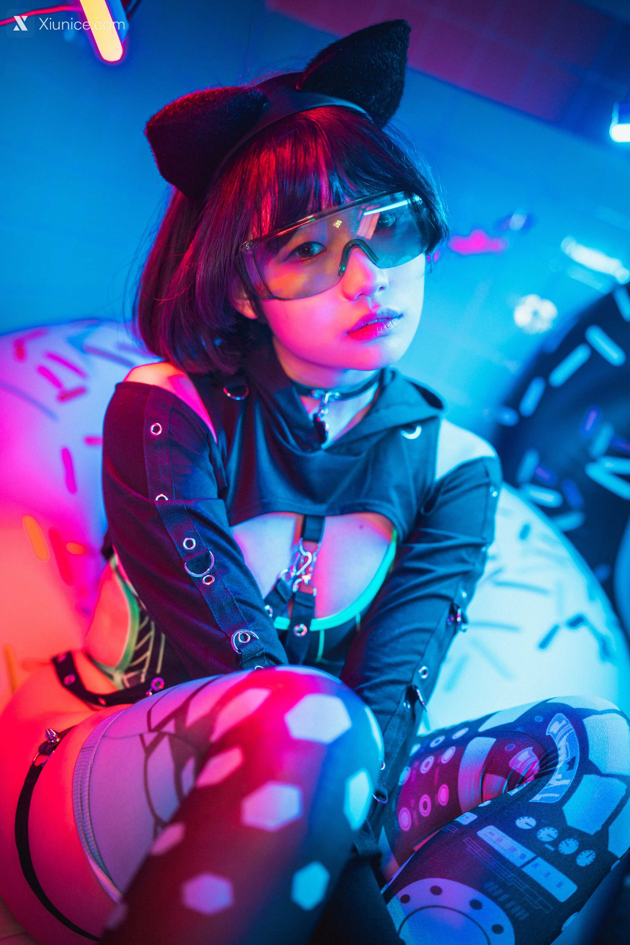 DJAWA Photo – Cyberpunk Girl – Mimmi (밈미) 4K