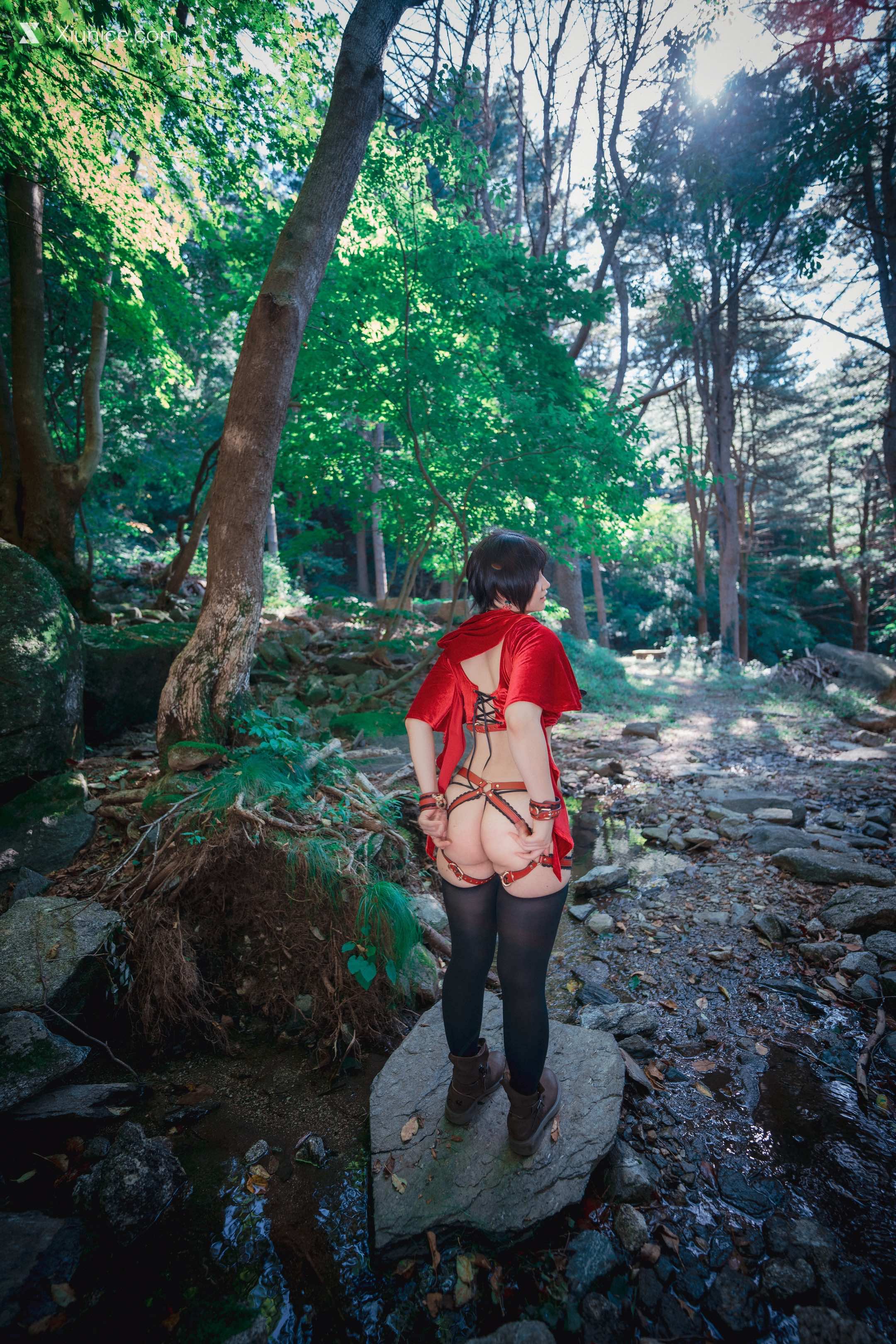 DJAWA Photo – Mimmi (밈미) – Naughty Red Hiring Hood 4K