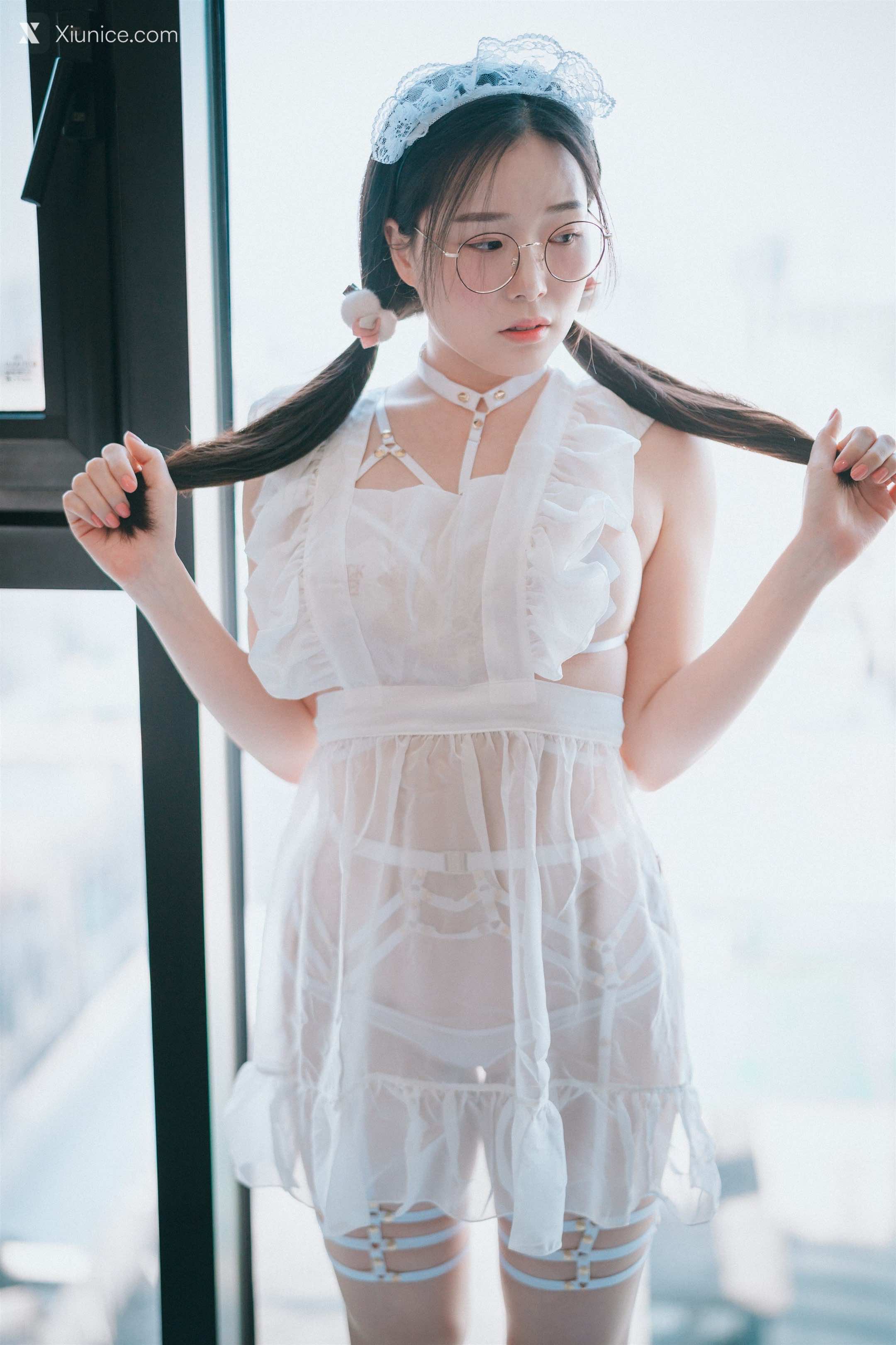 DJAWA Photo – Pia (피아) – Sheer Chiffon Apron 4K