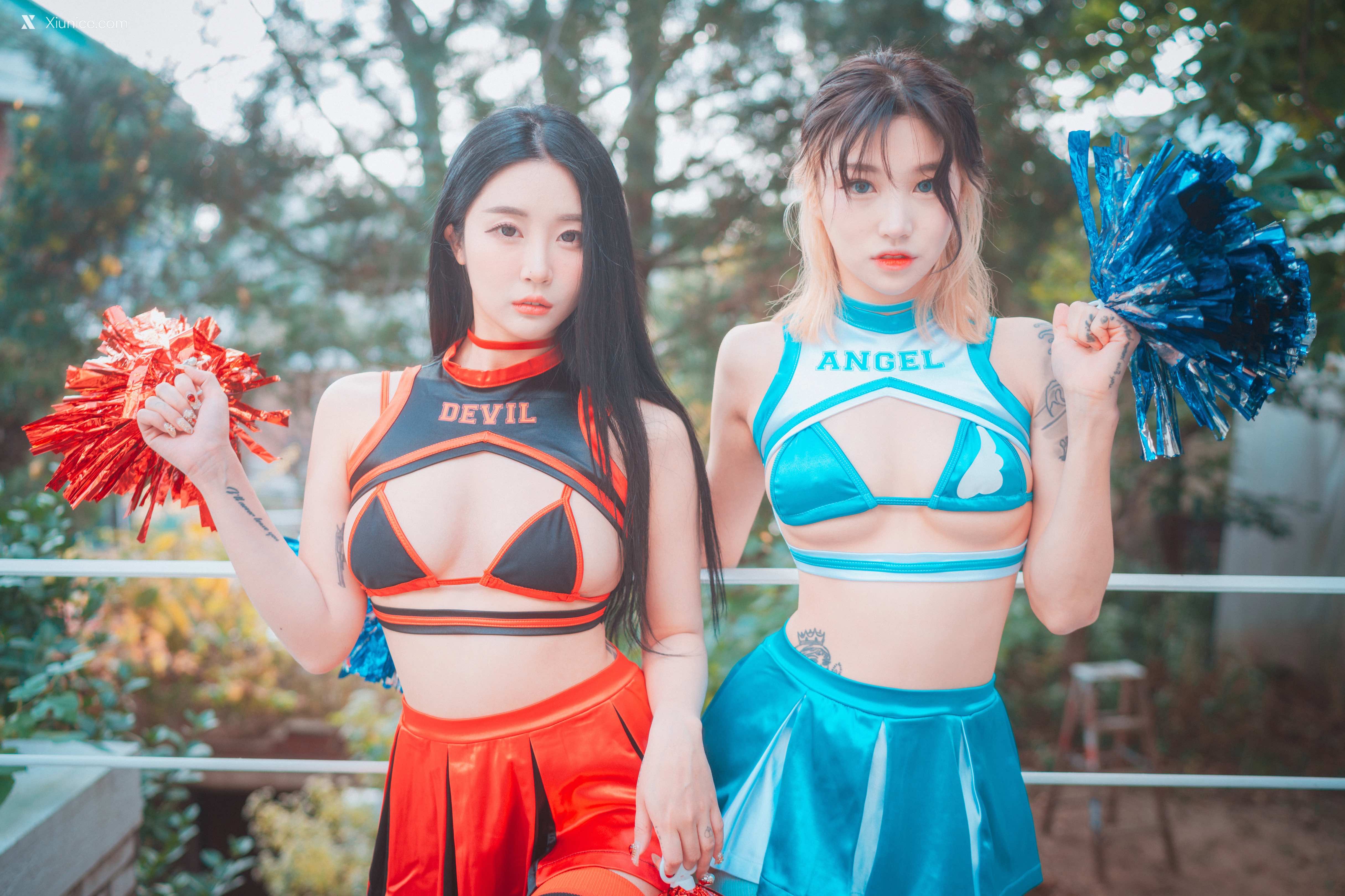 DJAWA Photo – Tae Ri (태리) & Bomi (보미) – “Devil 666 & Angel 777” 4K