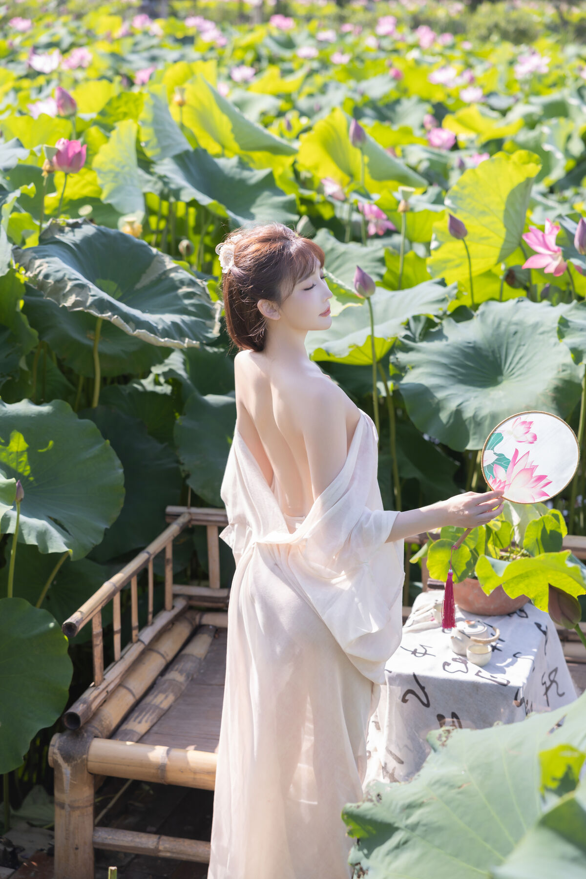 内购无水印 Lu Xuan Xuan 陆萱萱 - 秀人网模特 荷花 Part02