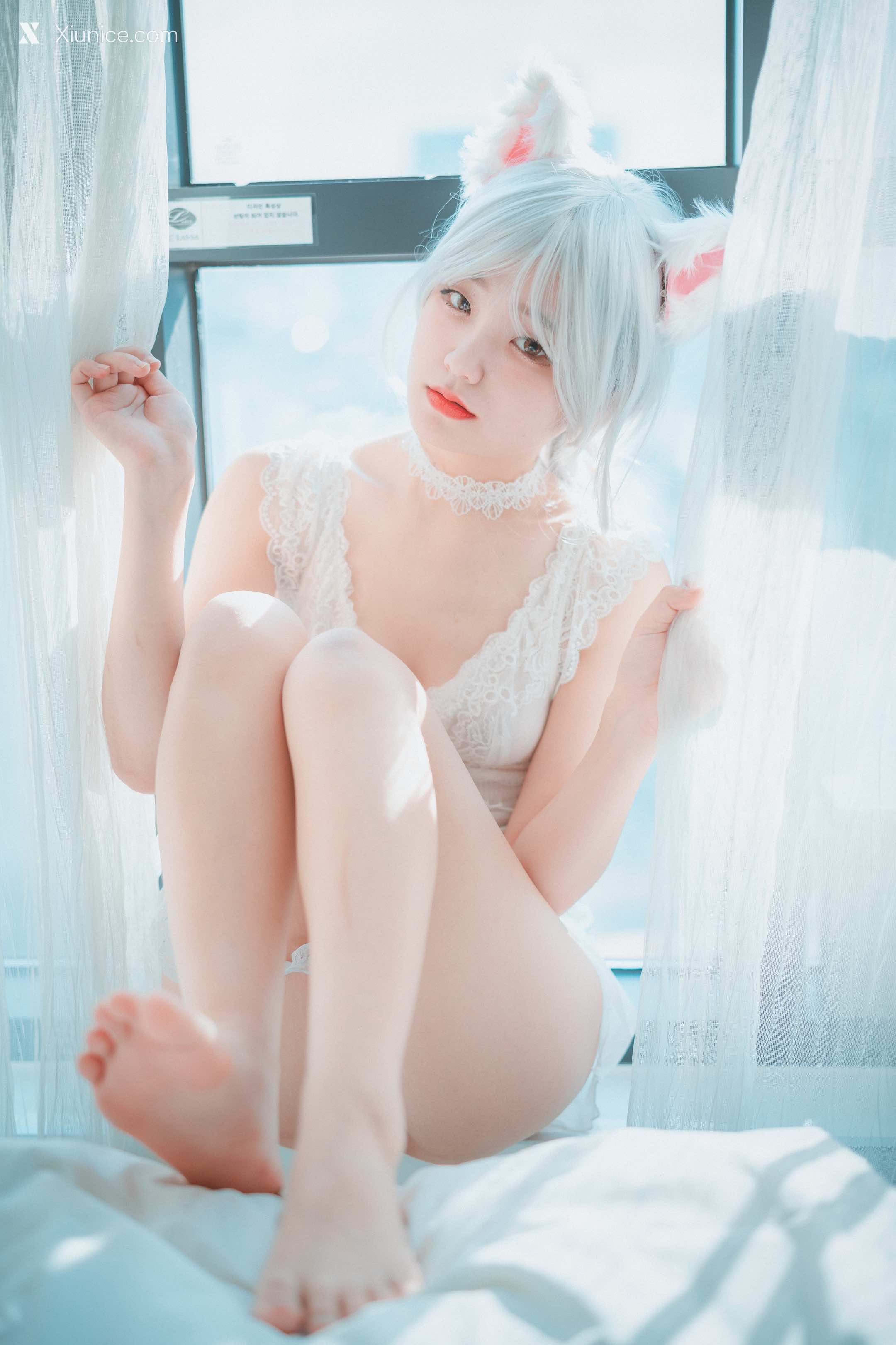 DJAWA Photo – Jeong Jenny (정제니) – Schwarz und Wei Katzenmädchen (Full Ver) 4K