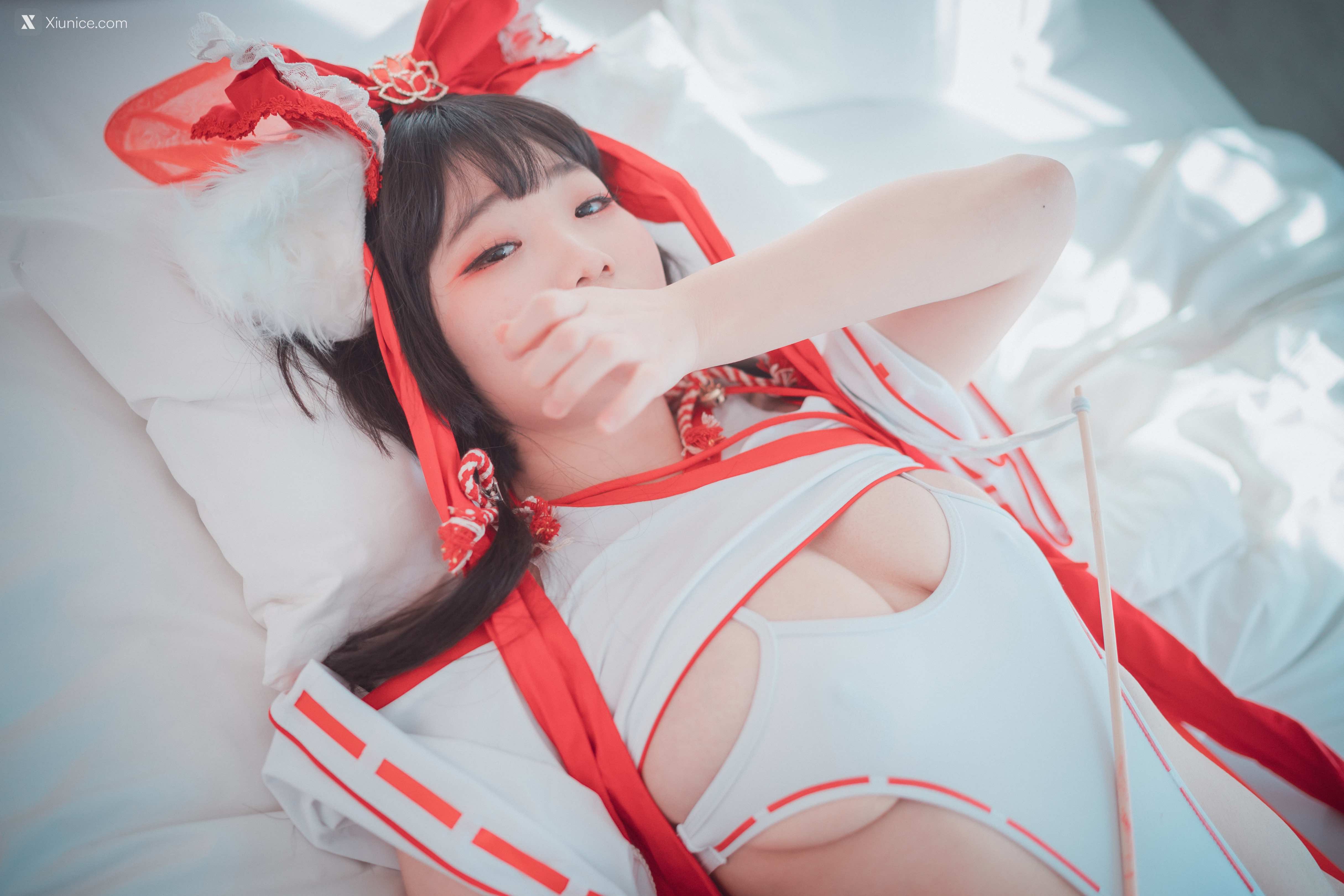 DJAWA Photo – Mimmi (밈미) – Kitsune Miko (A ver) 4K