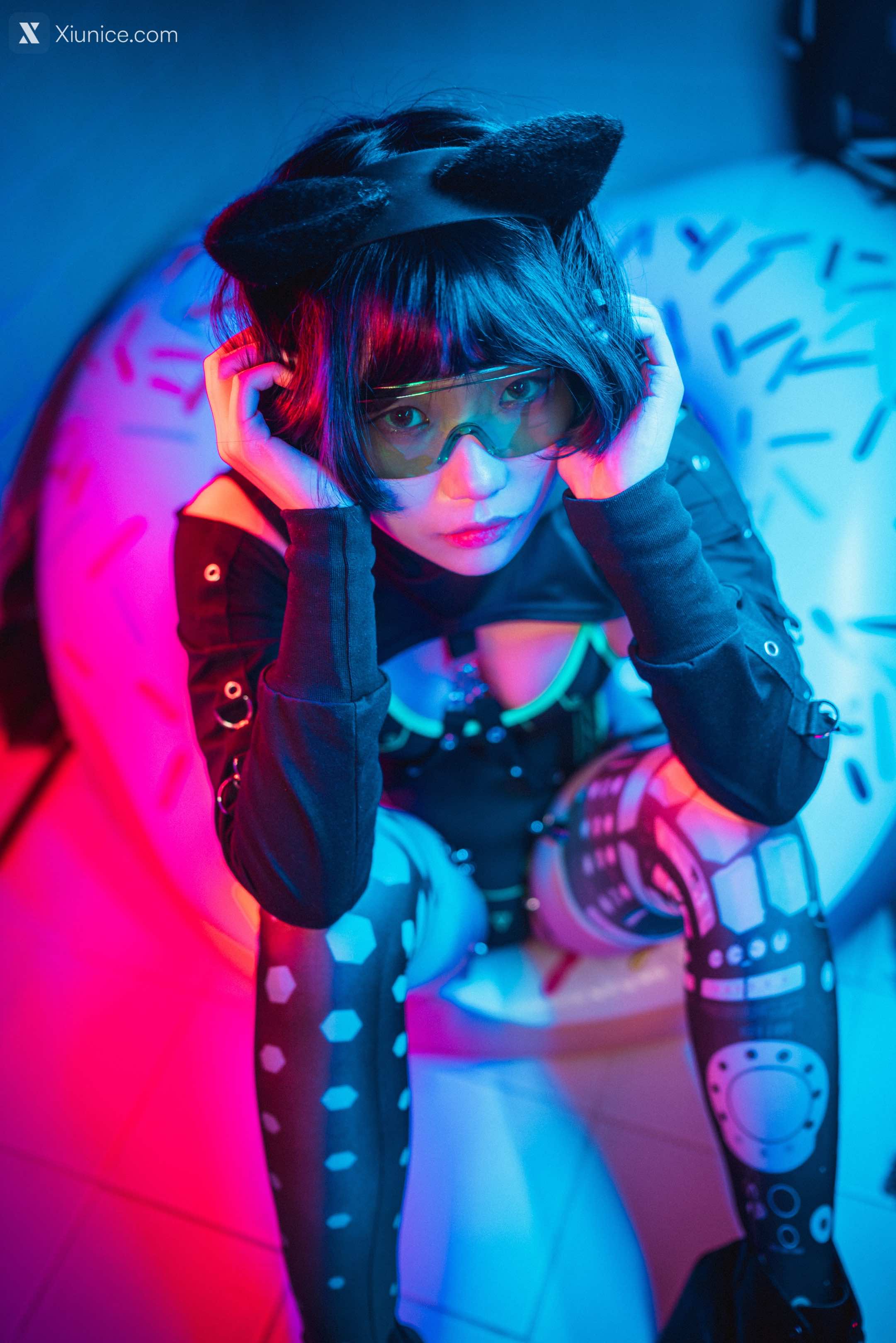 DJAWA Photo – Cyberpunk Girl – Mimmi (밈미) 4K