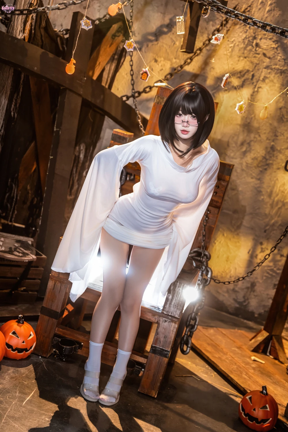 Cosplay 柒柒要乖哦 – 幽灵娘