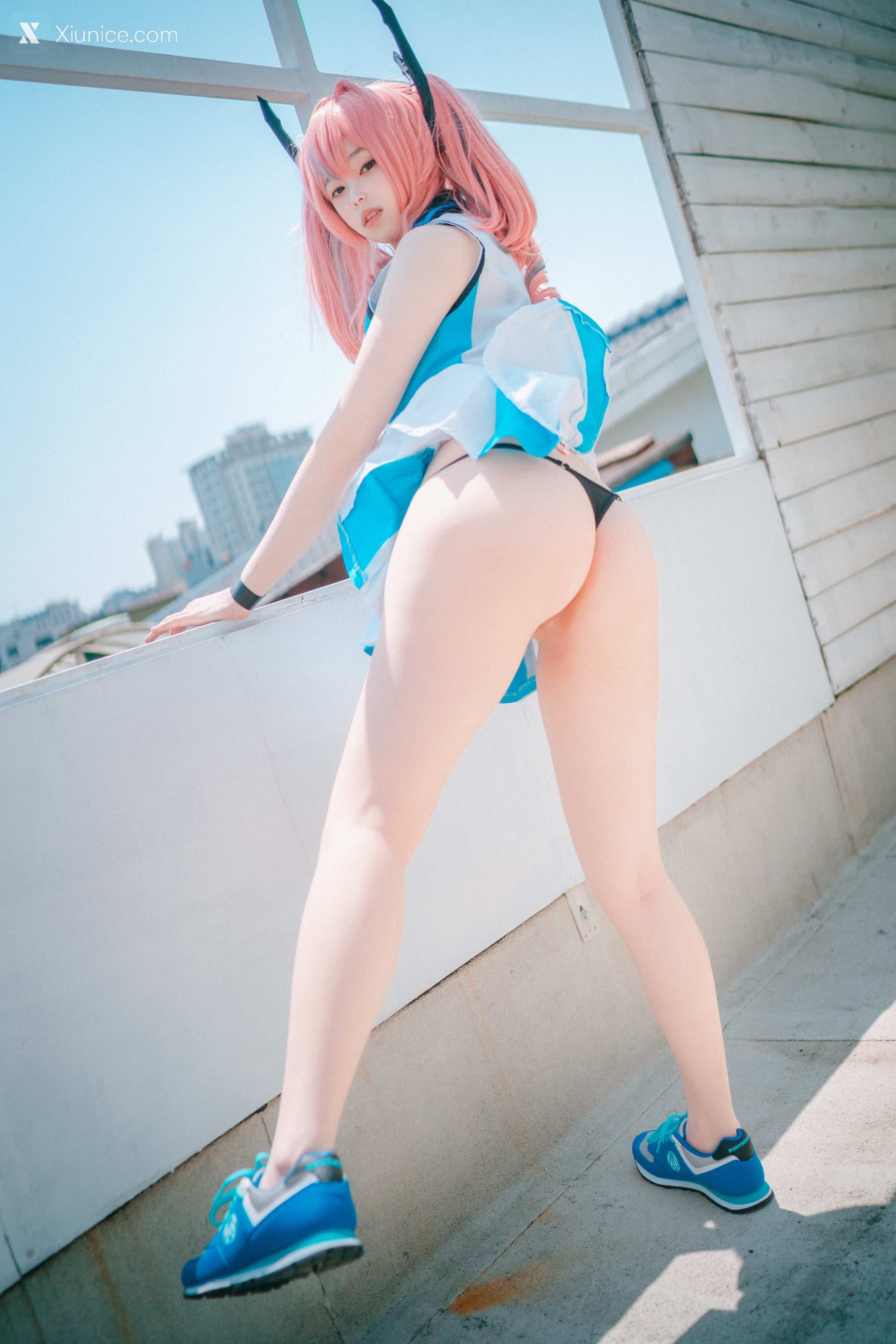 DJAWA Photo – Bambi (밤비) – USS Bremerton (Azur Lane) Scorching-Hot Training 4K