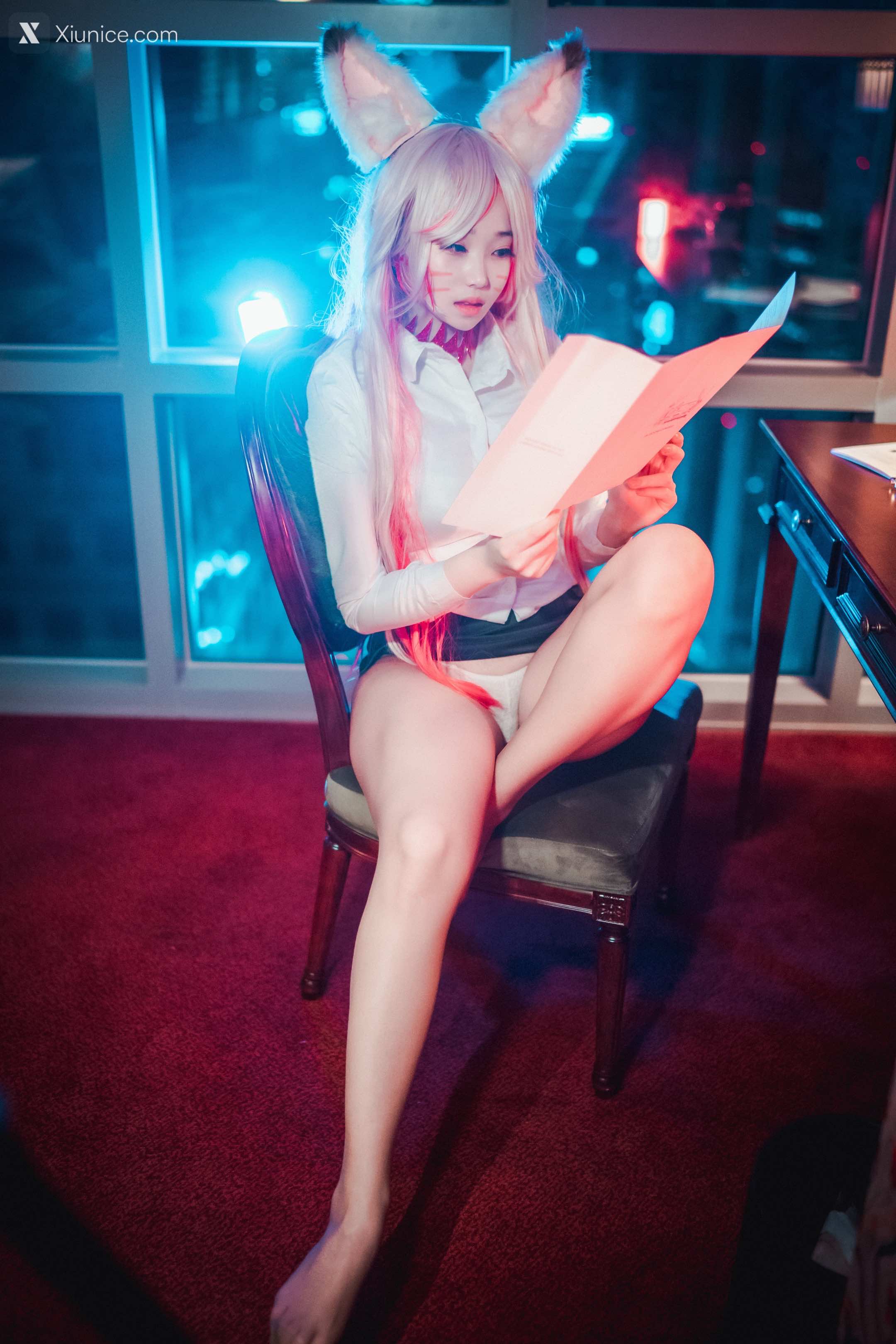 DJAWA Photo – Bambi (밤비) – “Kumiho in the Office” – Destiny Child – Nine-Tailed Fox Tamamo 4K