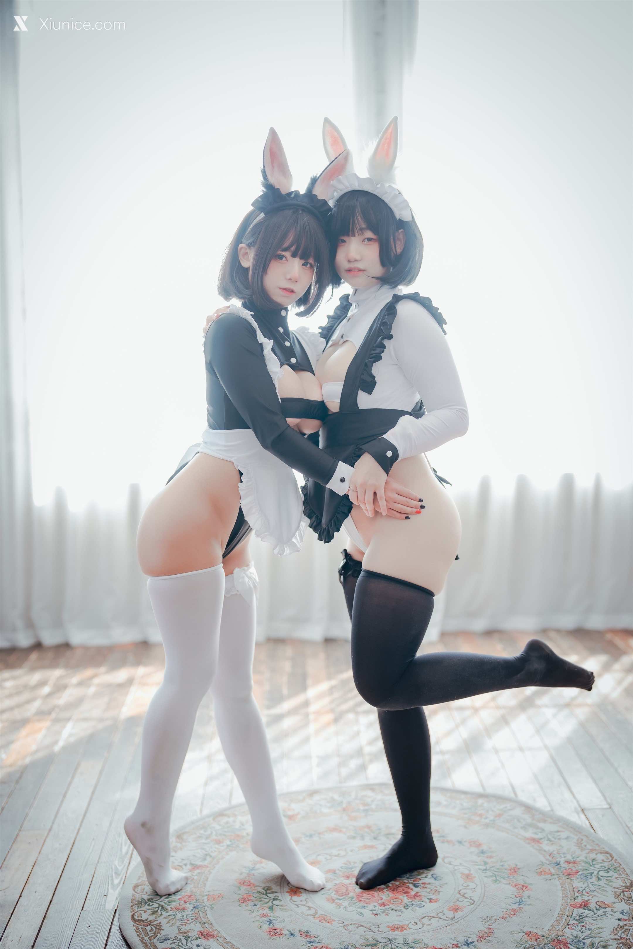 DJAWA Photo – Maruemon (마루에몽) & Mimmi (밈미) – Maid Mansion W² 4K