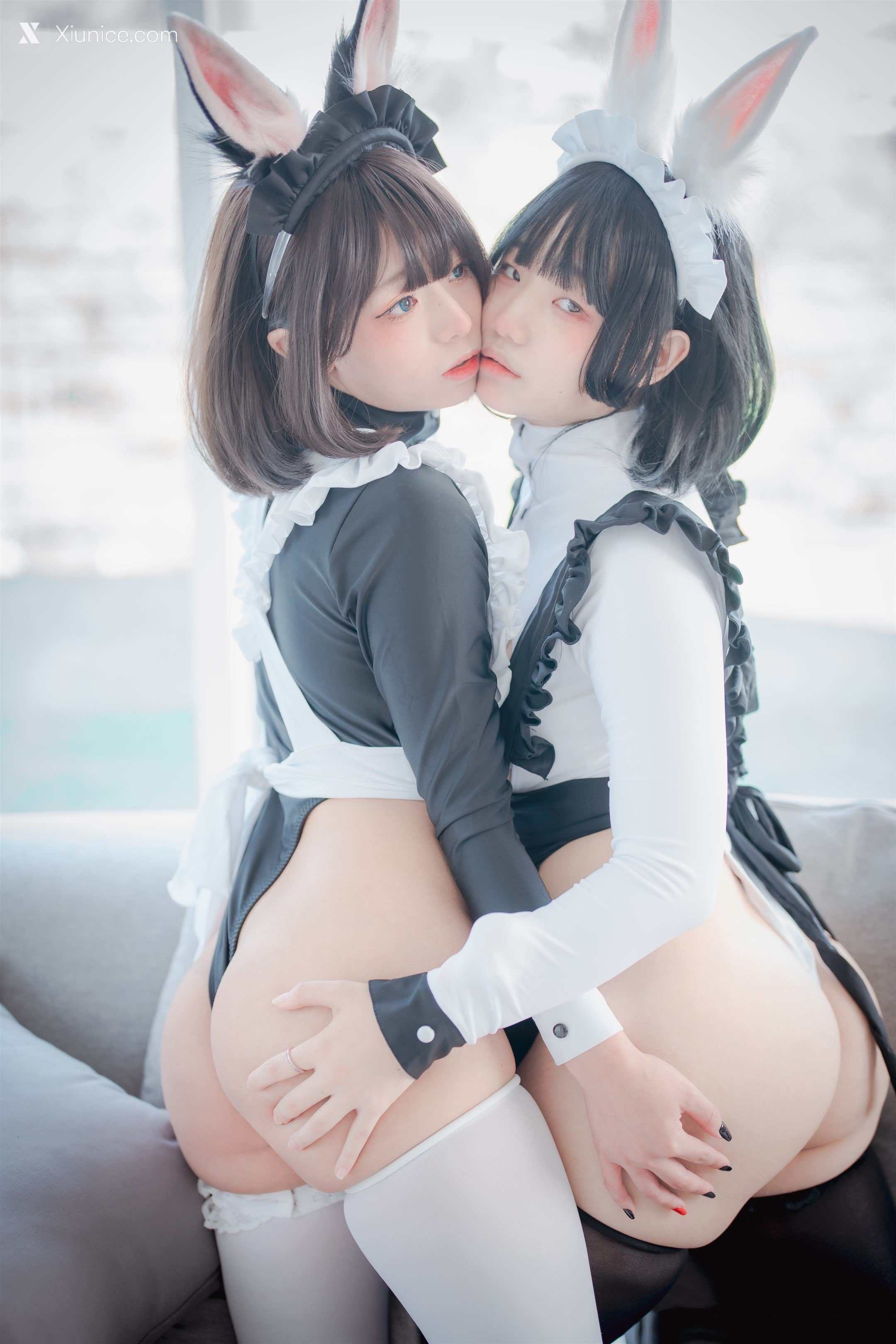 DJAWA Photo – Maruemon (마루에몽) & Mimmi (밈미) – Maid Mansion W² 4K