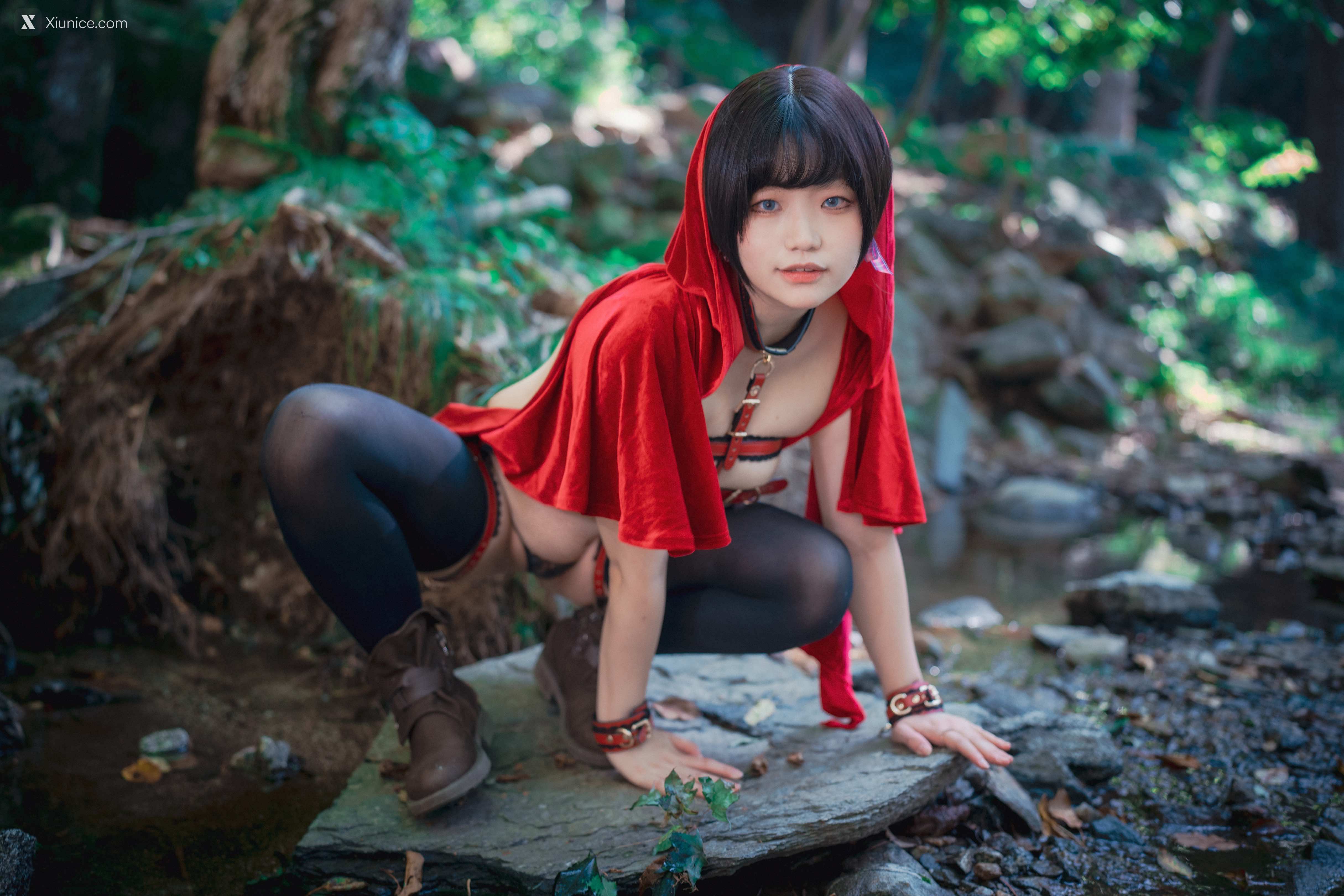 DJAWA Photo – Mimmi (밈미) – Naughty Red Hiring Hood 4K