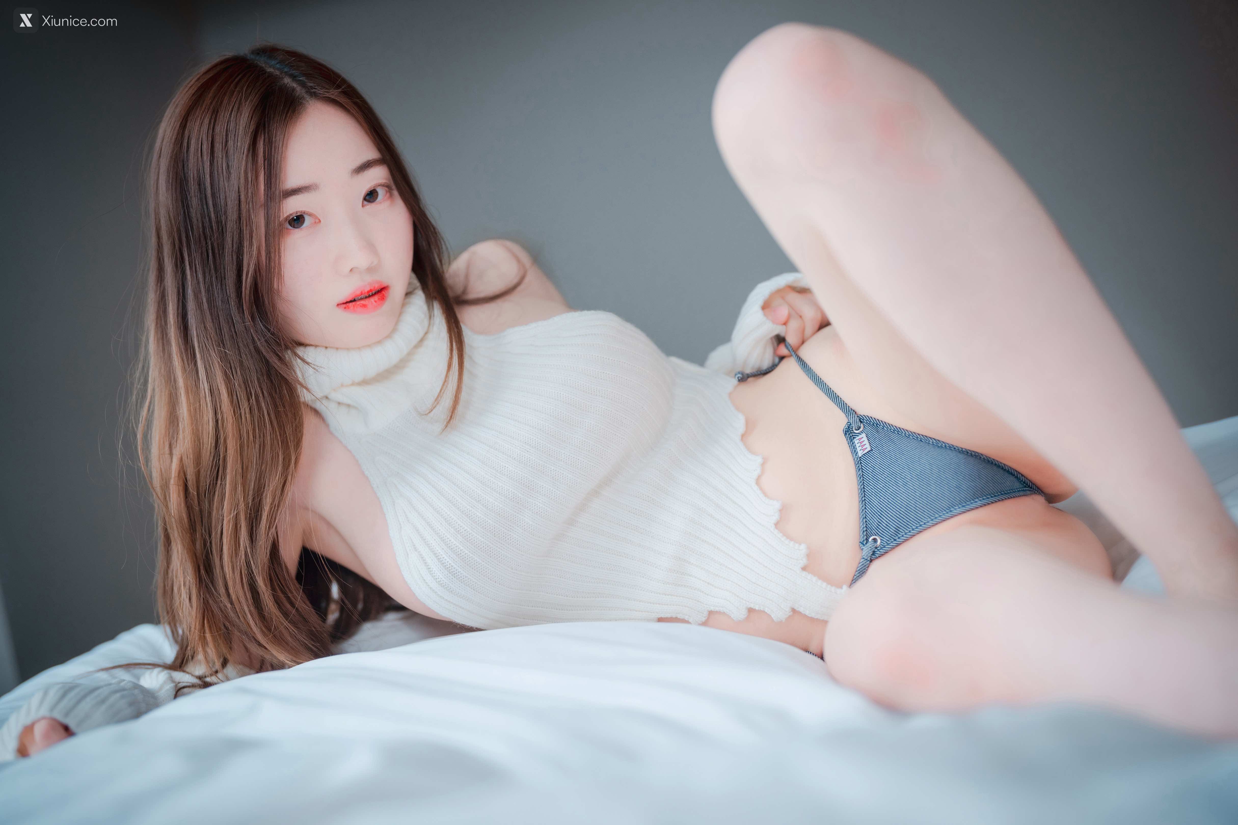 DJAWA Photo – Kim Ji-won (김지원) – Knit & Denim 4K