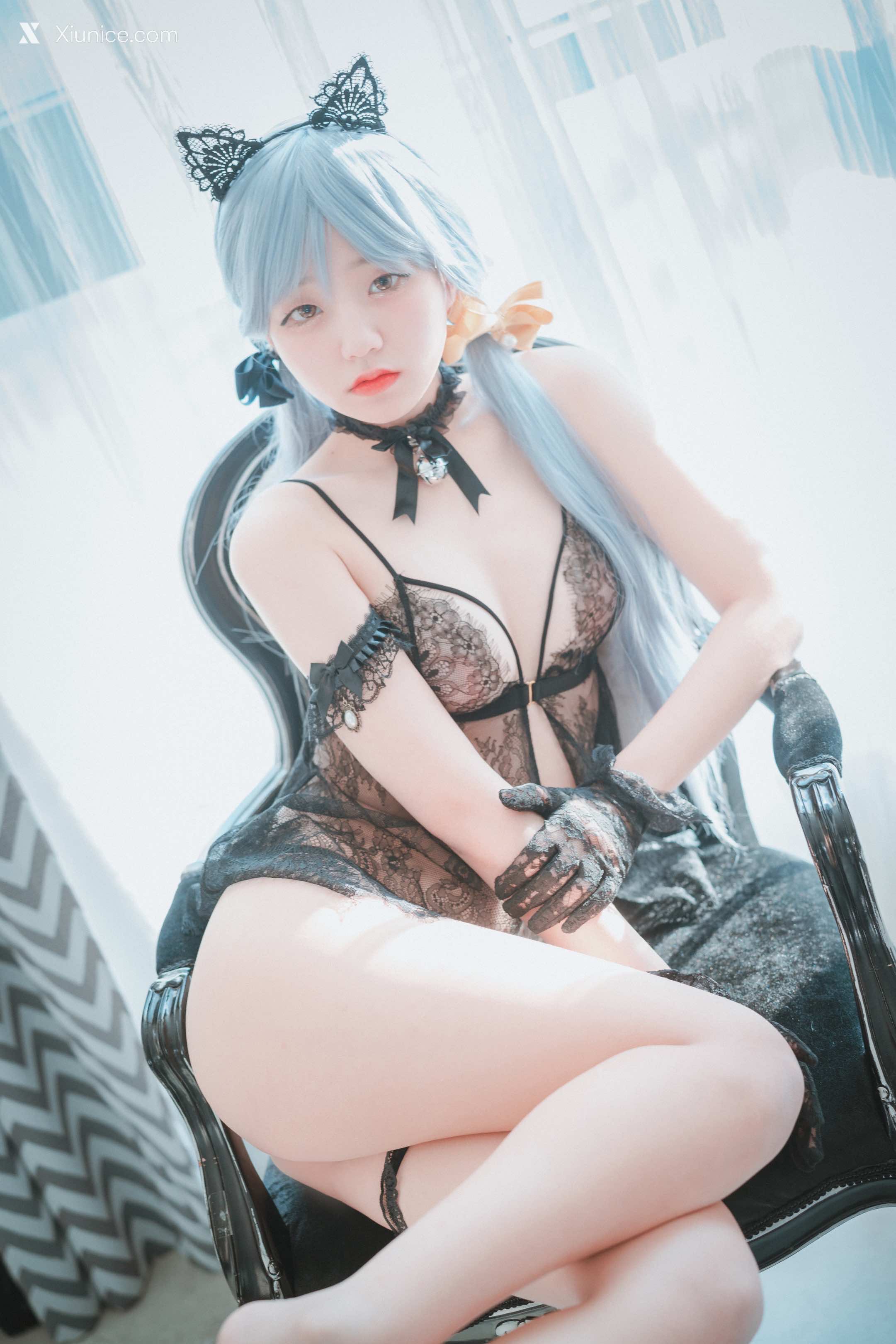 DJAWA Photo – Jeong Jenny (정제니) – Schwarz und Wei Katzenmädchen (Full Ver) 4K