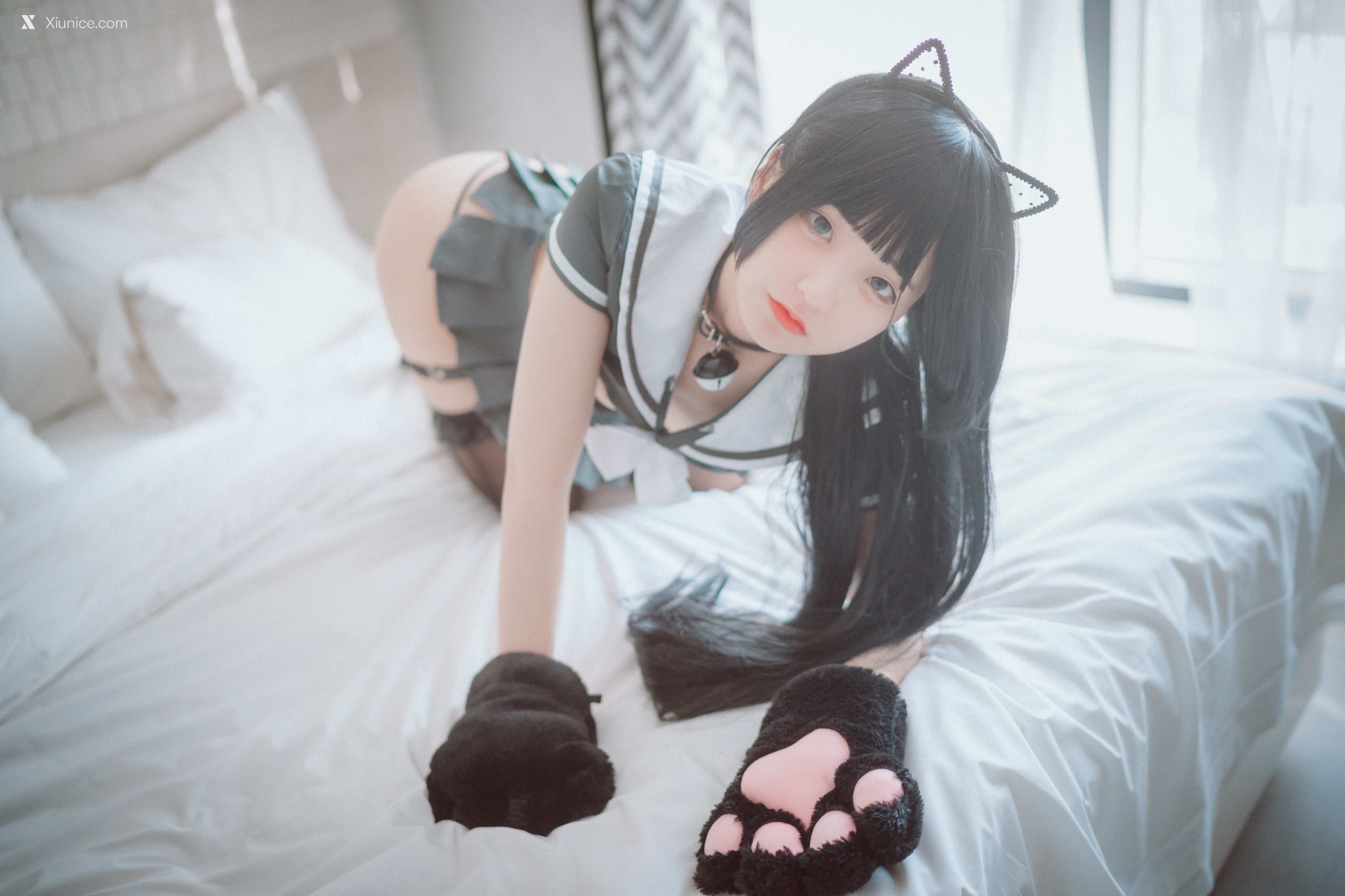 DJAWA Photo – Jeong Jenny (정제니) – Katzenmädchen in Schuluniform 4K