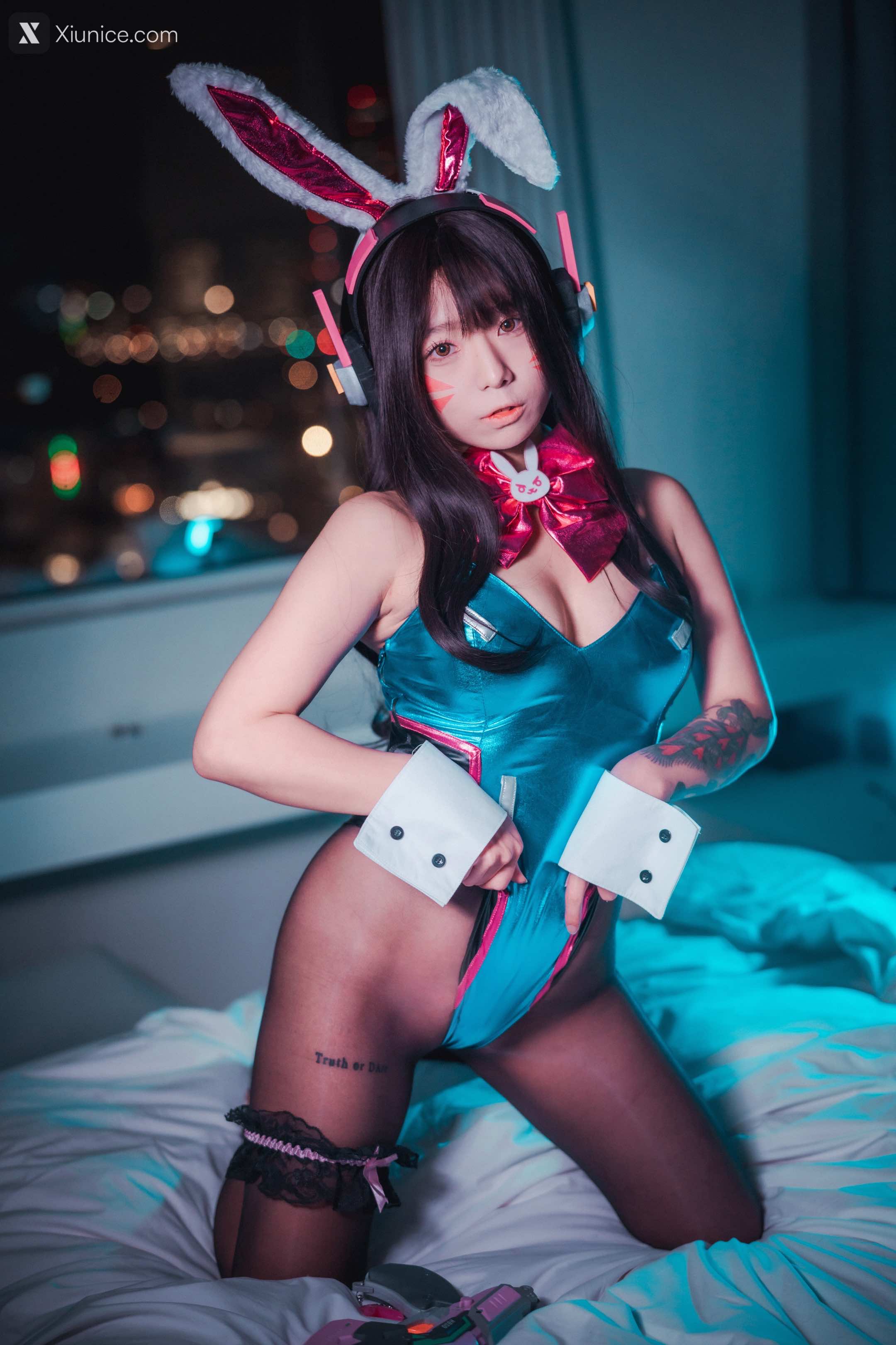 DJAWA Photo – Maruemon (마루에몽) – D.VA “Bunny Hop!” 4K