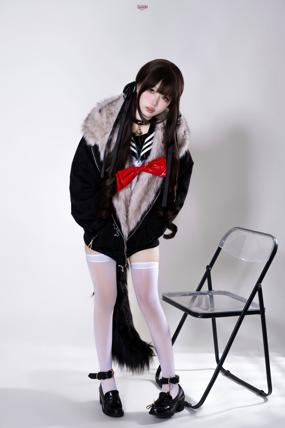 Coser@柒柒要乖哦 - 兽尾透明JK Part02