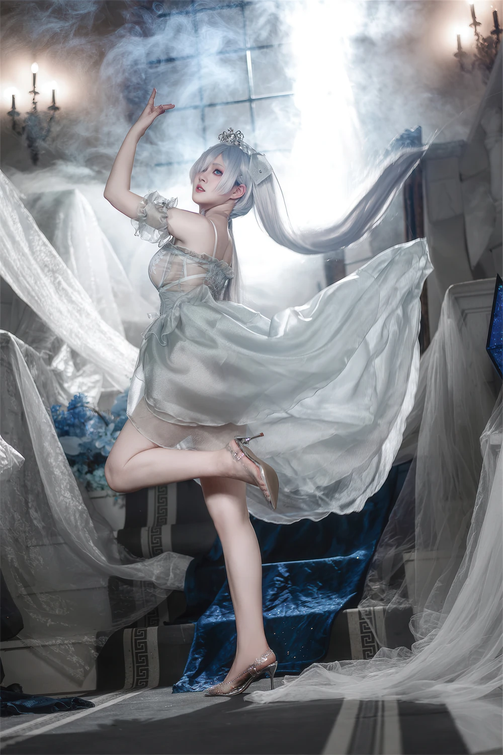 Cosplay Natsuko夏夏子 – 灰姑娘水晶公主Cinderella