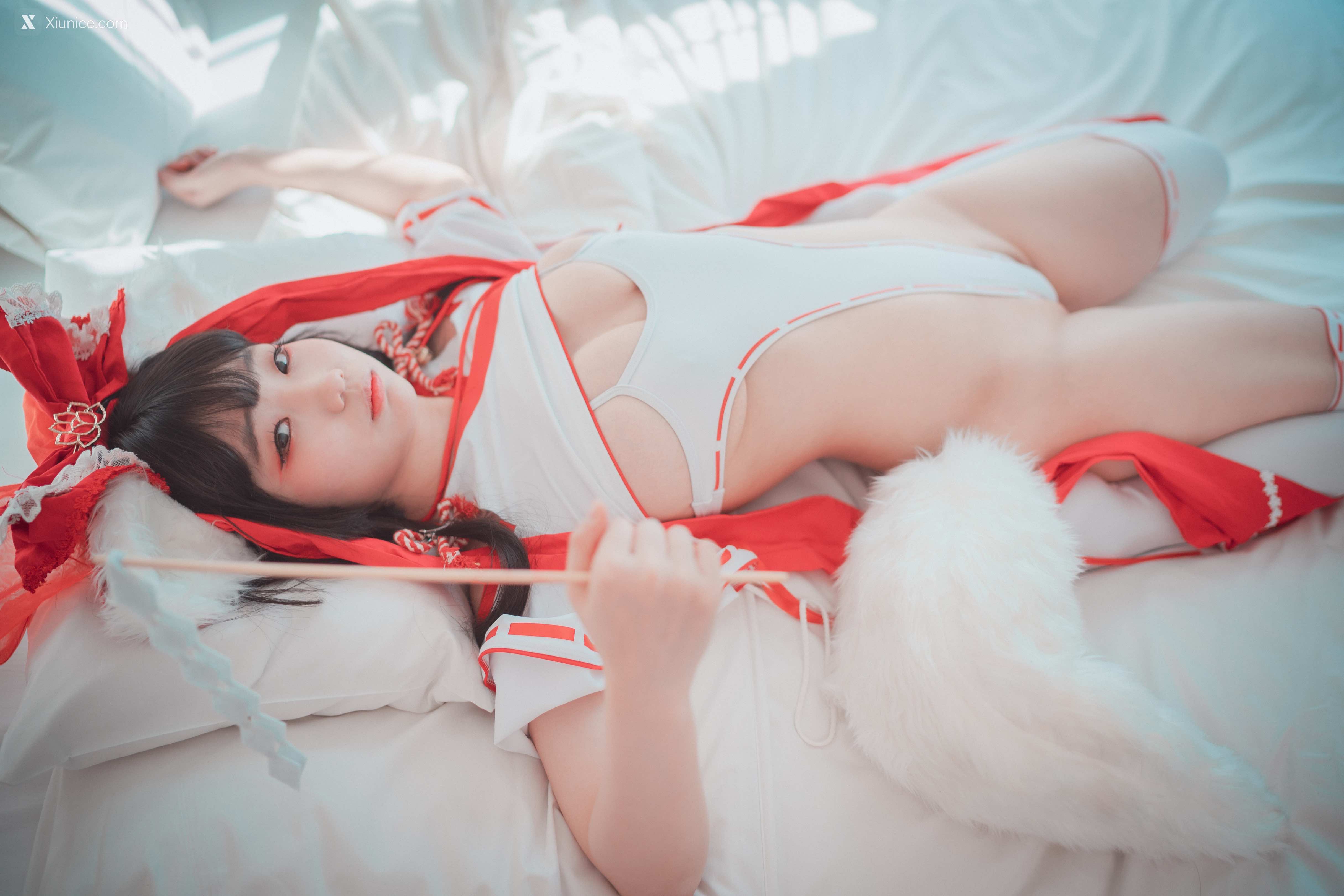 DJAWA Photo – Mimmi (밈미) – Kitsune Miko (A ver) 4K