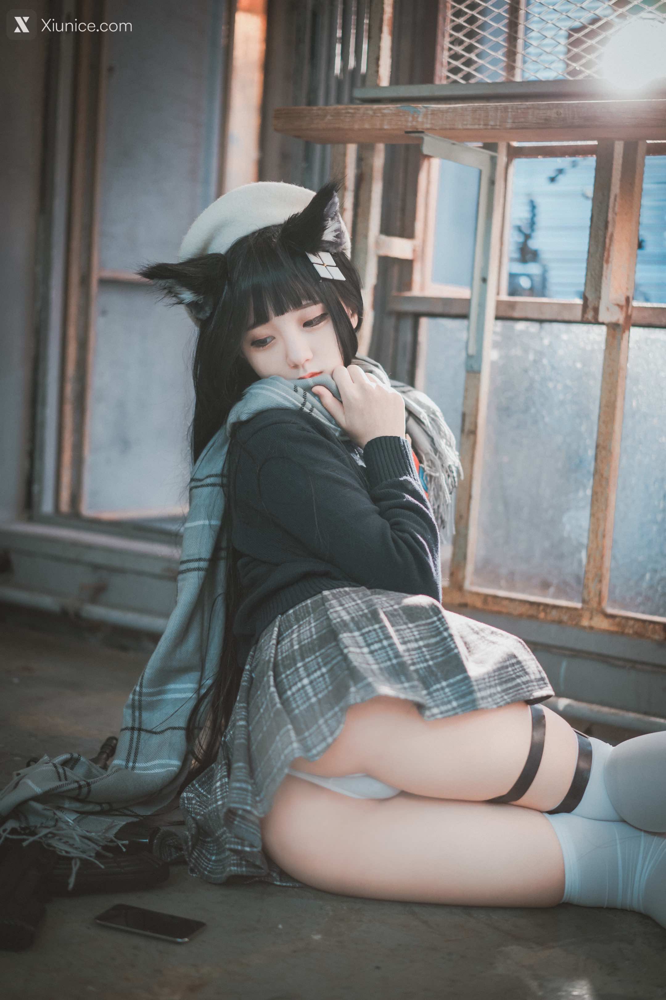 DJAWA Photo – Jeong Jenny (정제니) – “Girls’ Frontline – Type 95 (Pure White Graduation ver.)” 4K