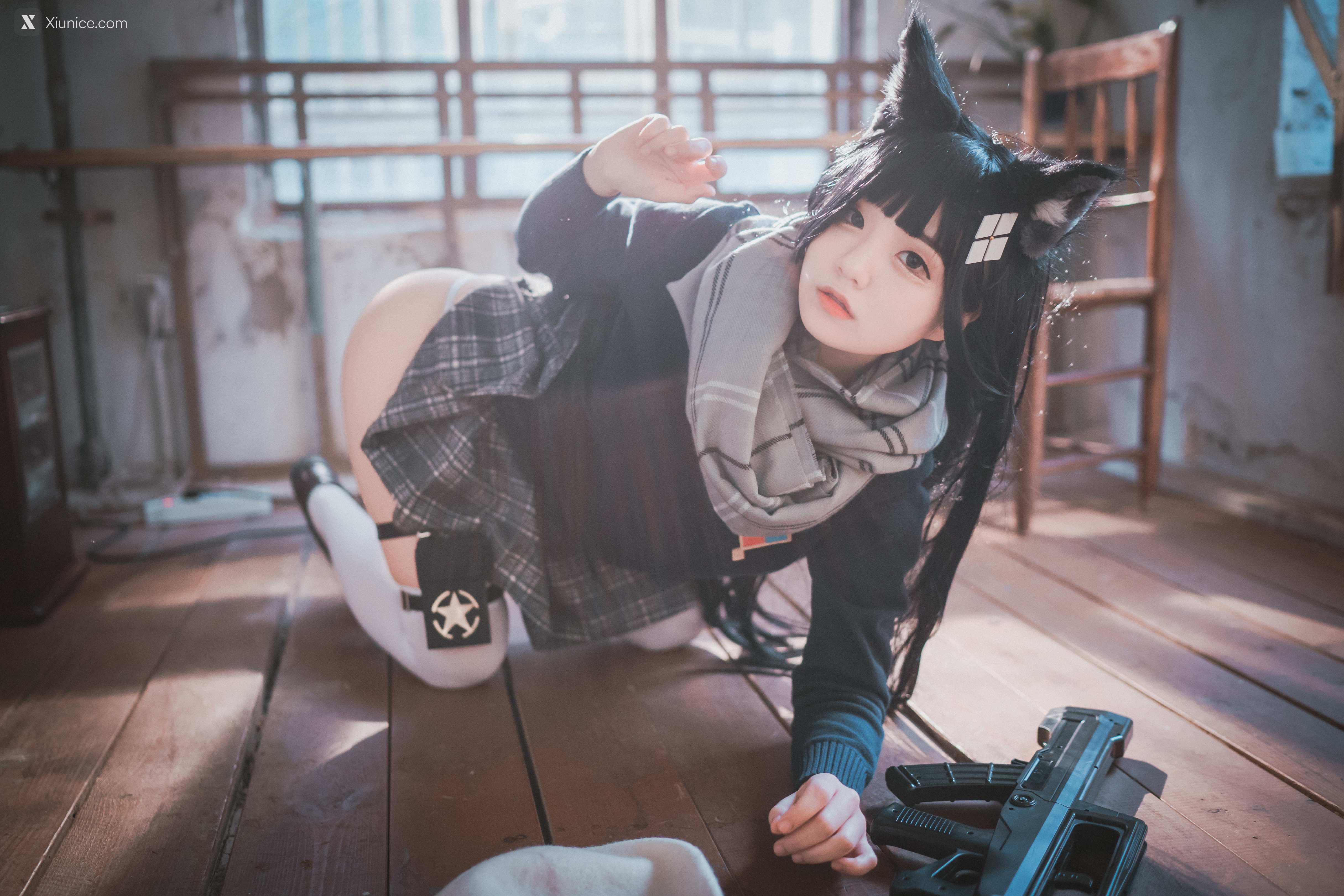 DJAWA Photo – Jeong Jenny (정제니) – “Girls’ Frontline – Type 95 (Pure White Graduation ver.)” 4K