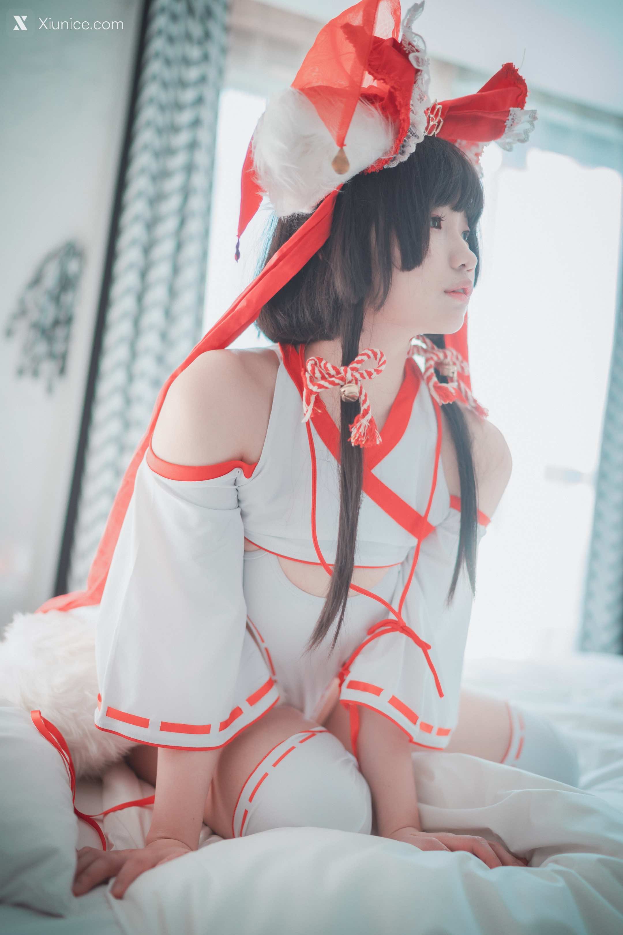 DJAWA Photo – Mimmi (밈미) – Kitsune Miko (A ver) 4K