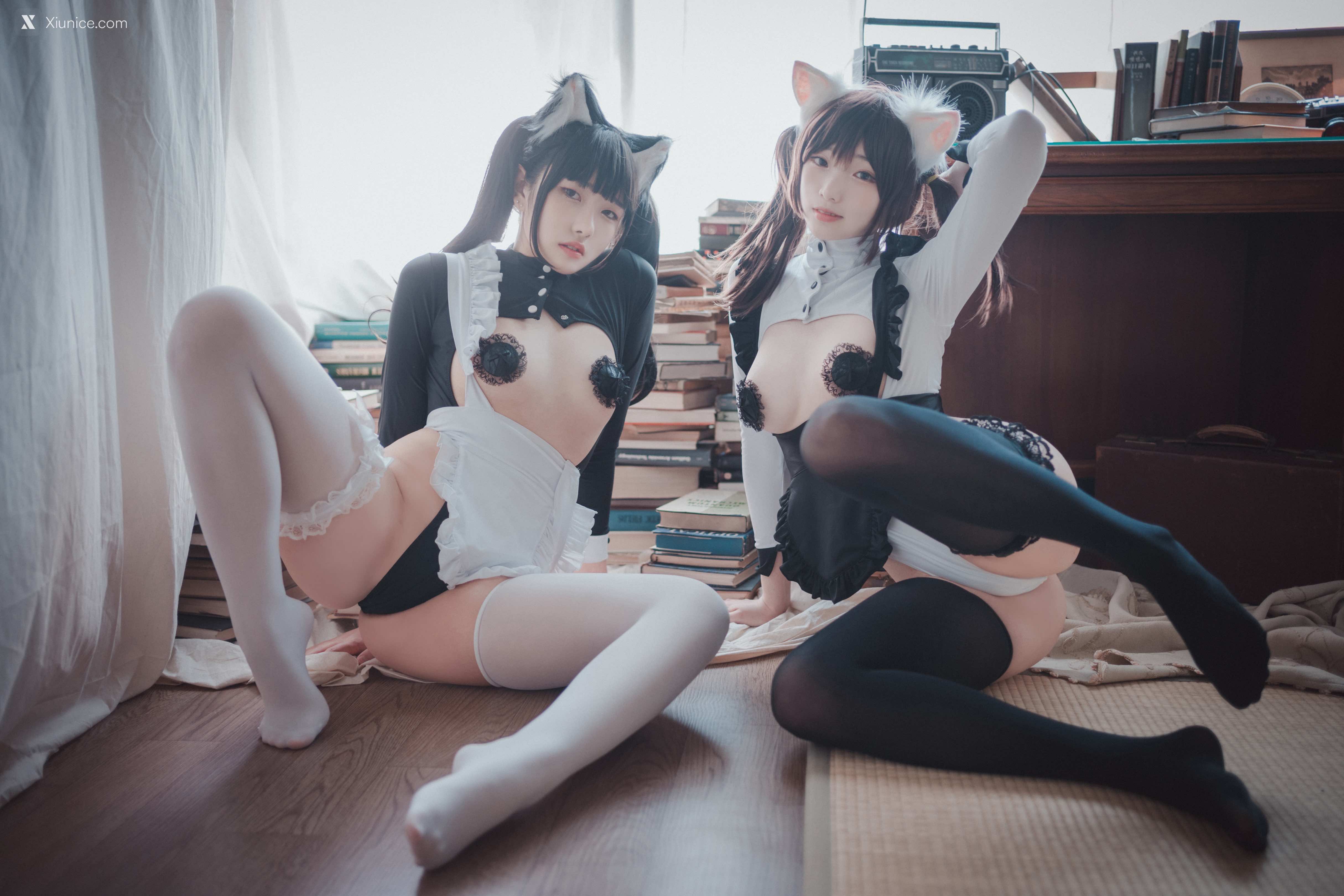 DJAWA Photo – Bambi (밤비) & Sonson (손손) – Maid Mansion W 4K