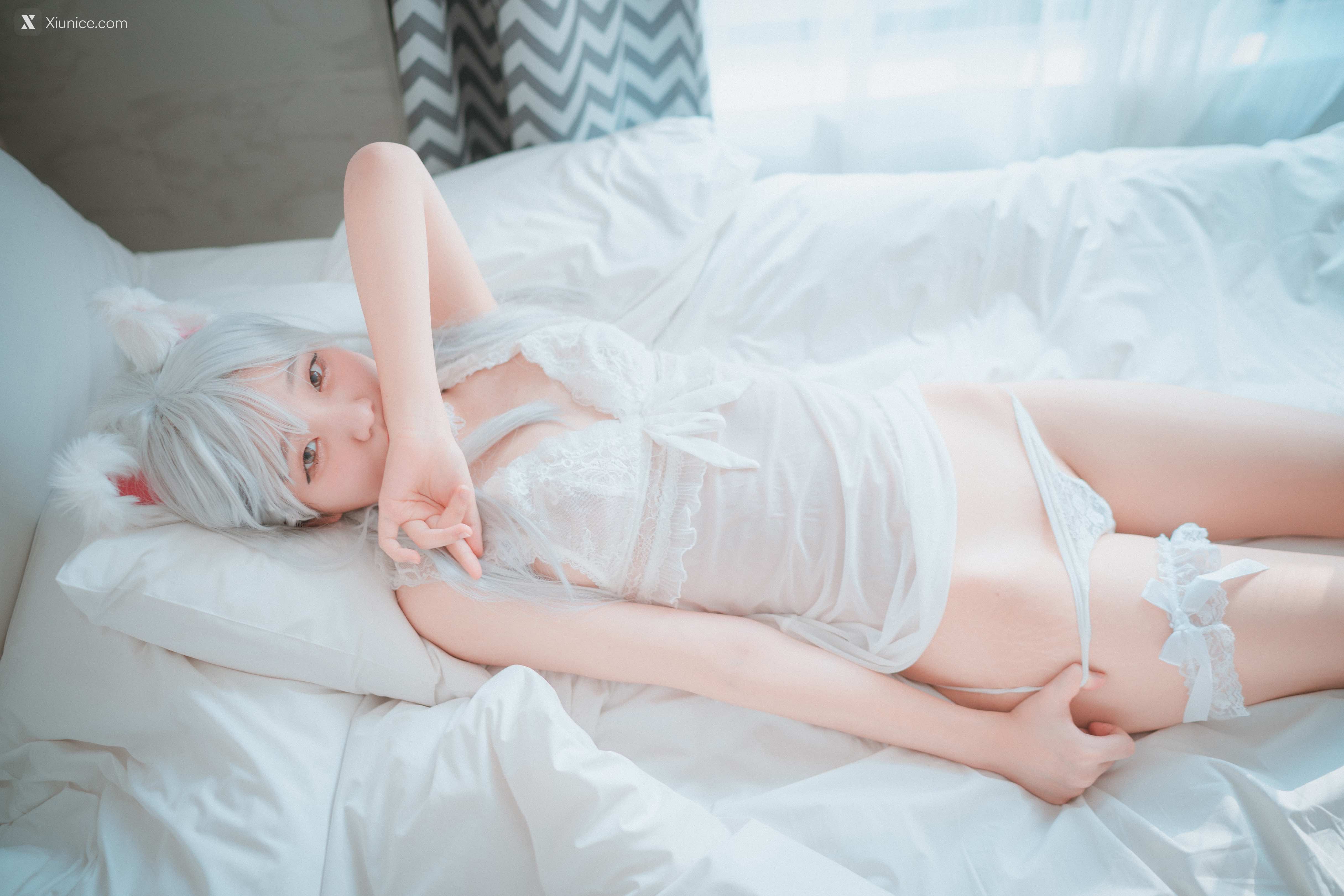 DJAWA Photo – Jeong Jenny (정제니) – Schwarz und Wei Katzenmädchen (Full Ver) 4K