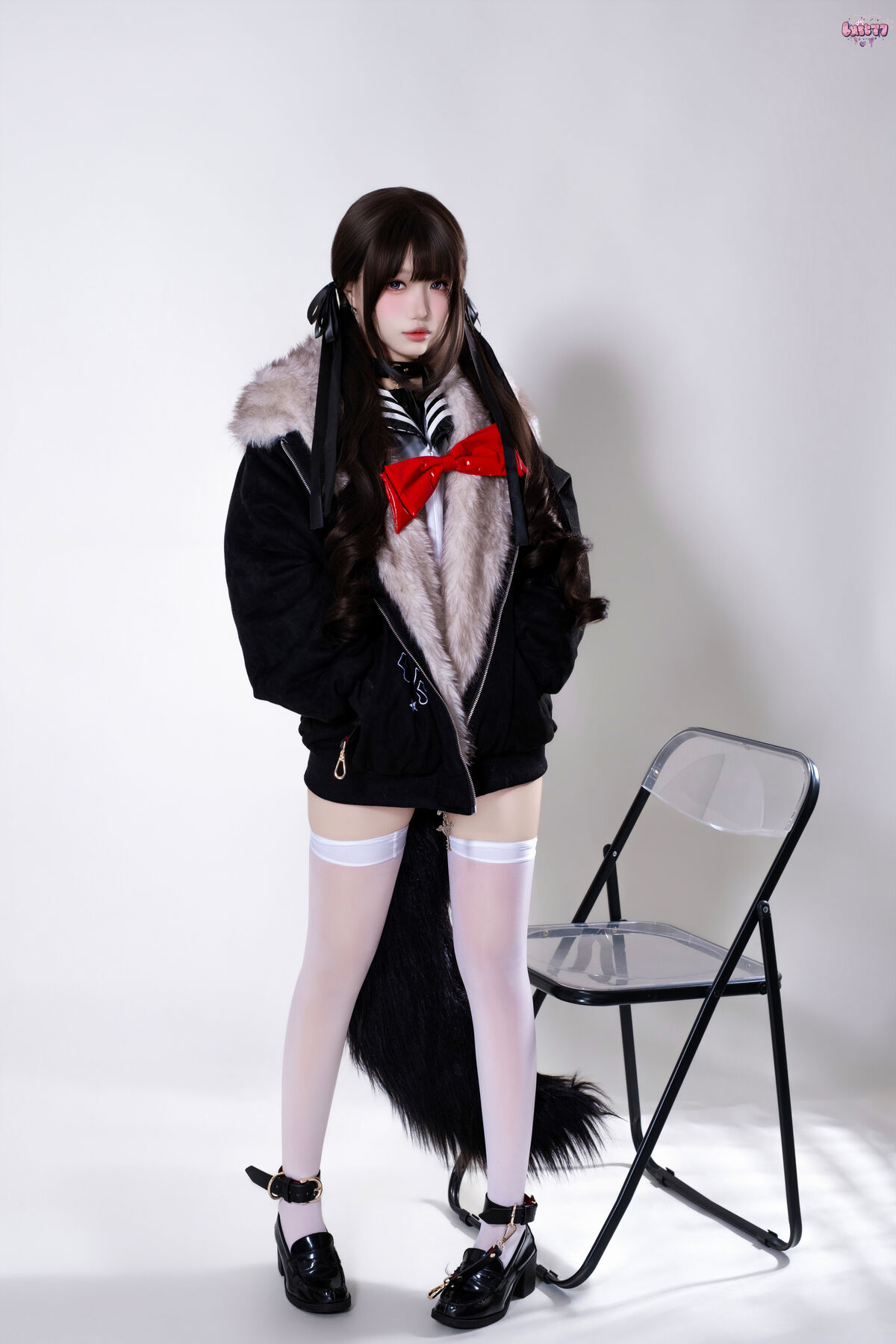 Coser@柒柒要乖哦 - 兽尾透明JK Part02