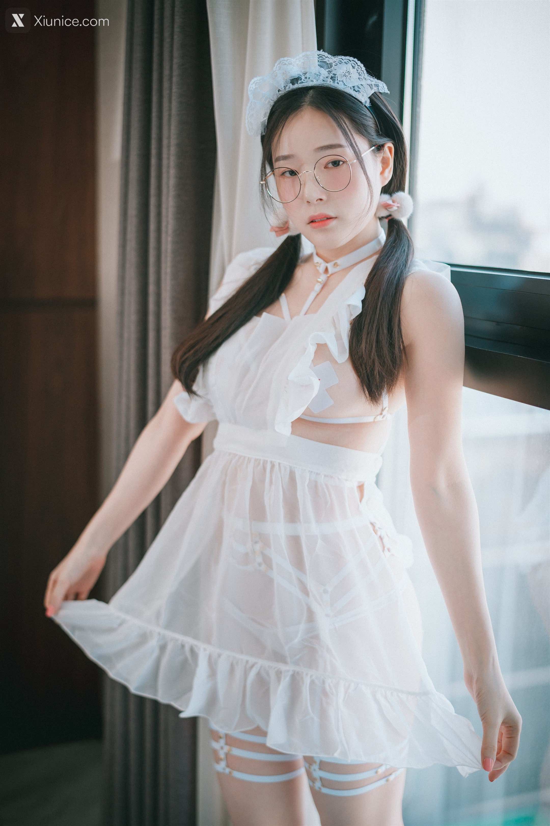 DJAWA Photo – Pia (피아) – Sheer Chiffon Apron 4K