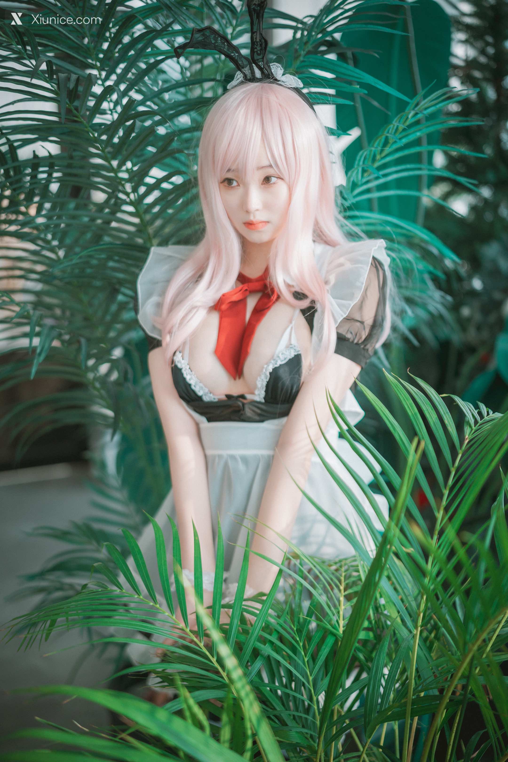 DJAWA Photo – Bambi (밤비) – Sheer Bunny Maid 4K