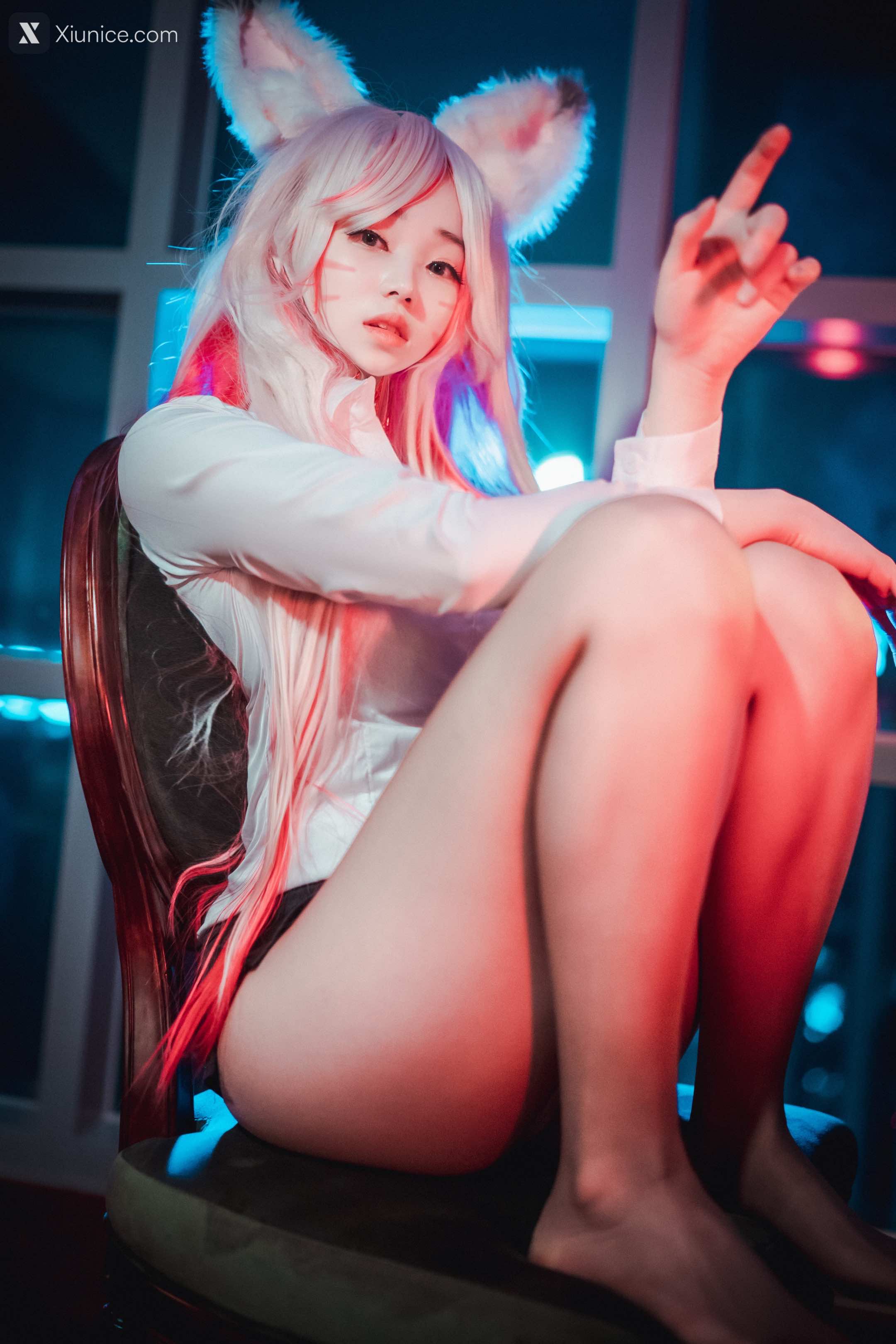 DJAWA Photo – Bambi (밤비) – “Kumiho in the Office” – Destiny Child – Nine-Tailed Fox Tamamo 4K