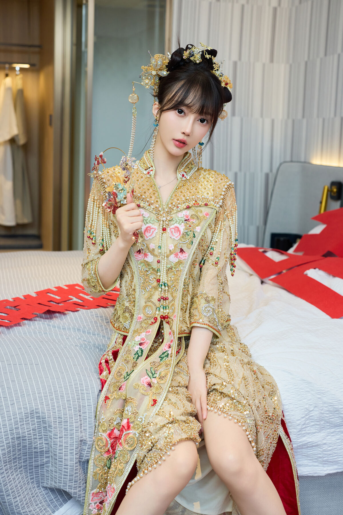 内购无水印 Yue Er Yue Er 玥儿玥er - 秀人网模特 性感秀禾服