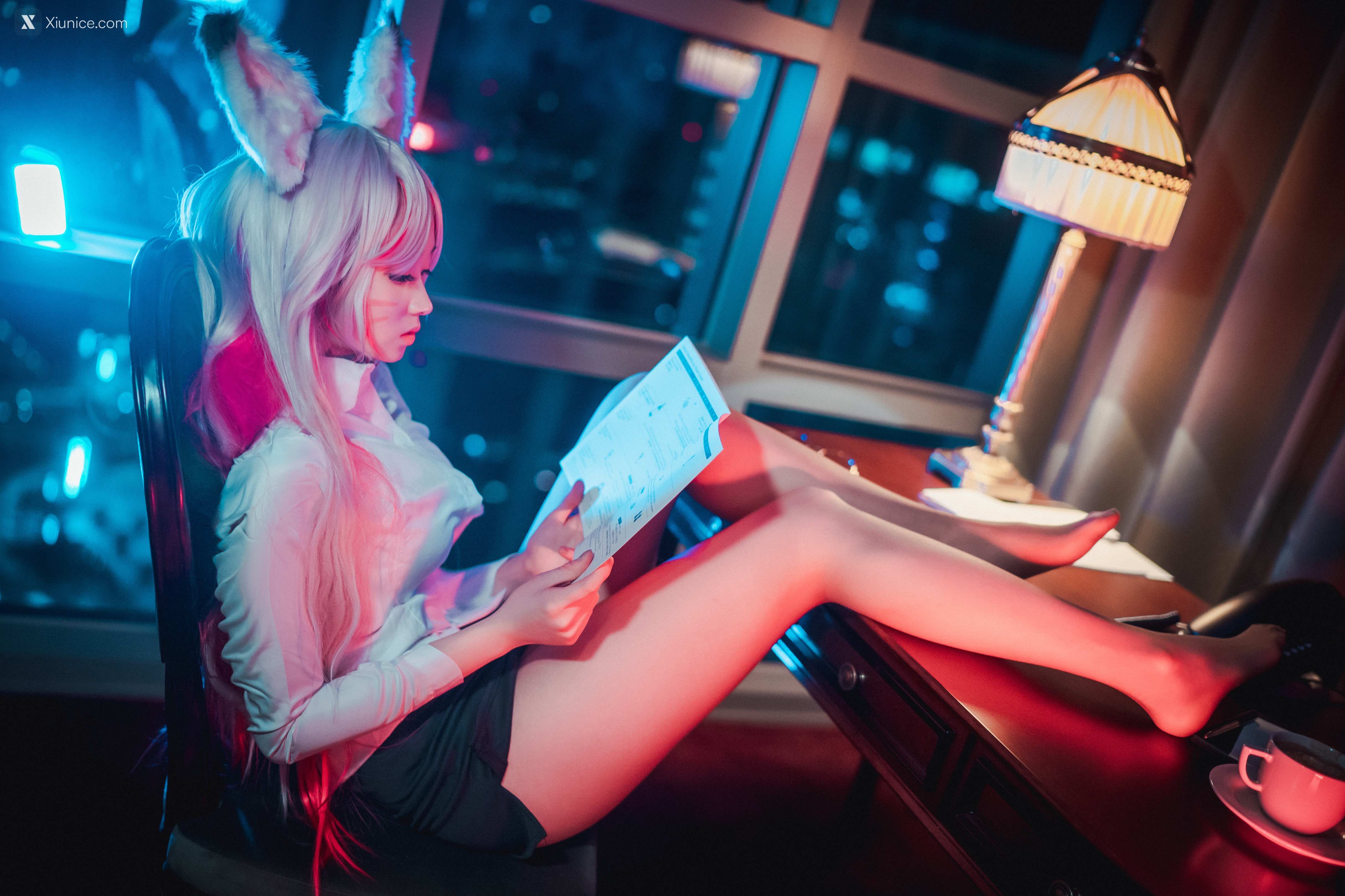 DJAWA Photo – Bambi (밤비) – “Kumiho in the Office” – Destiny Child – Nine-Tailed Fox Tamamo 4K