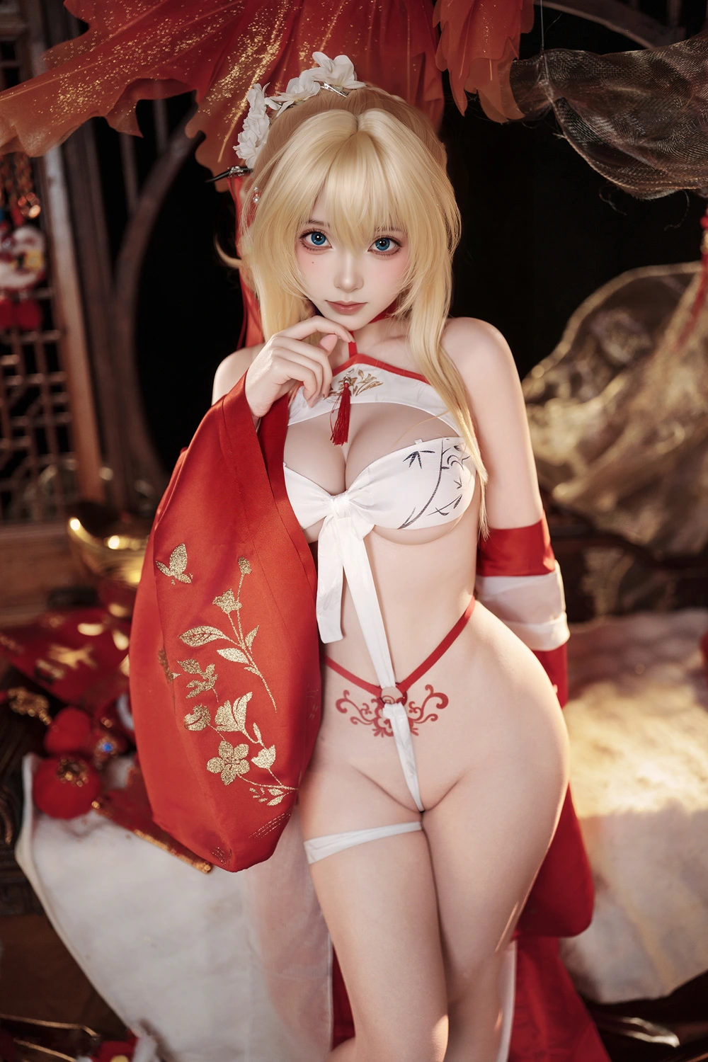 Cosplay Bangni邦尼 – 凉夜香雪