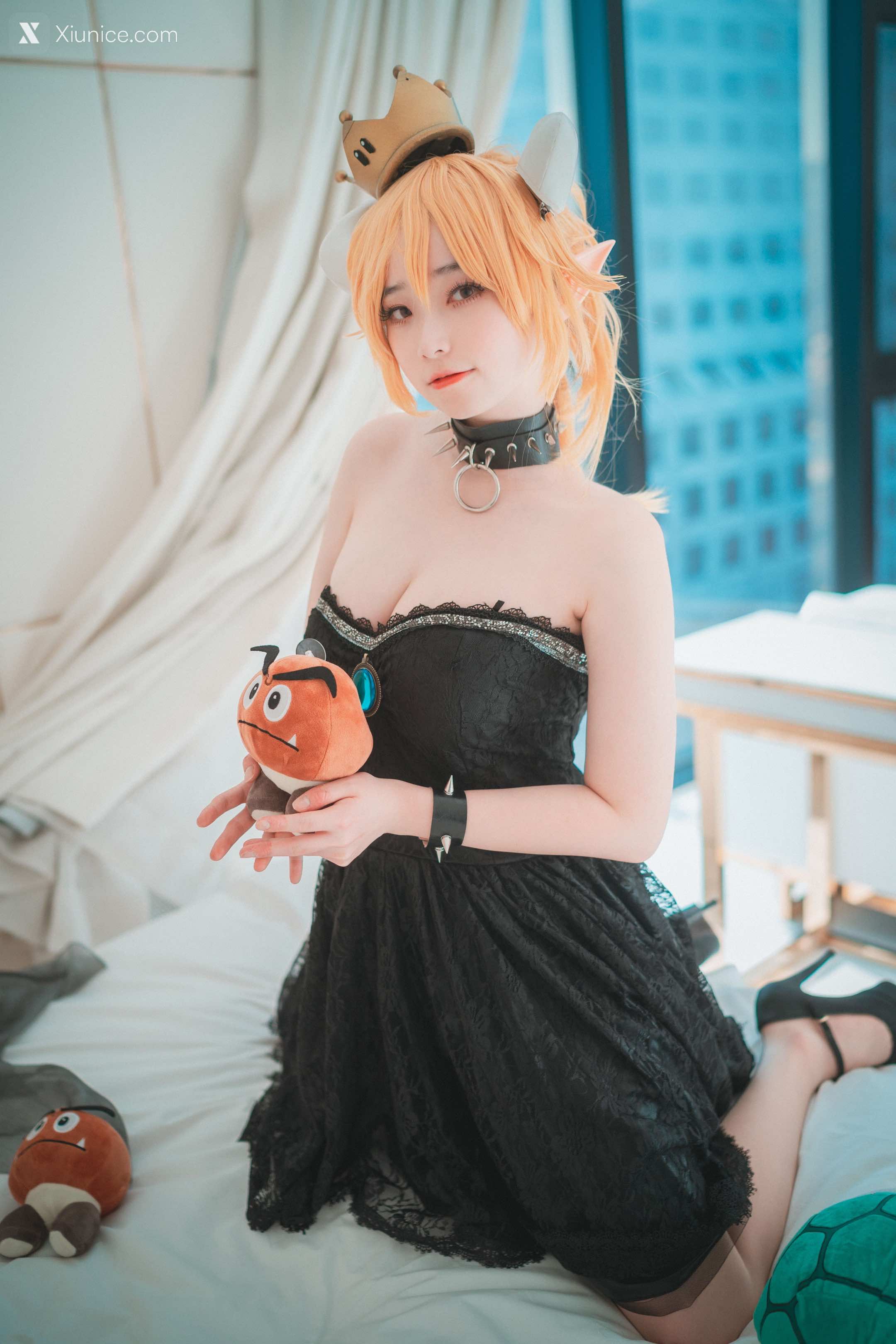DJAWA Photo – Bambi (밤비) – Halloween with Bowsette (Super Mario Bros.) 4K