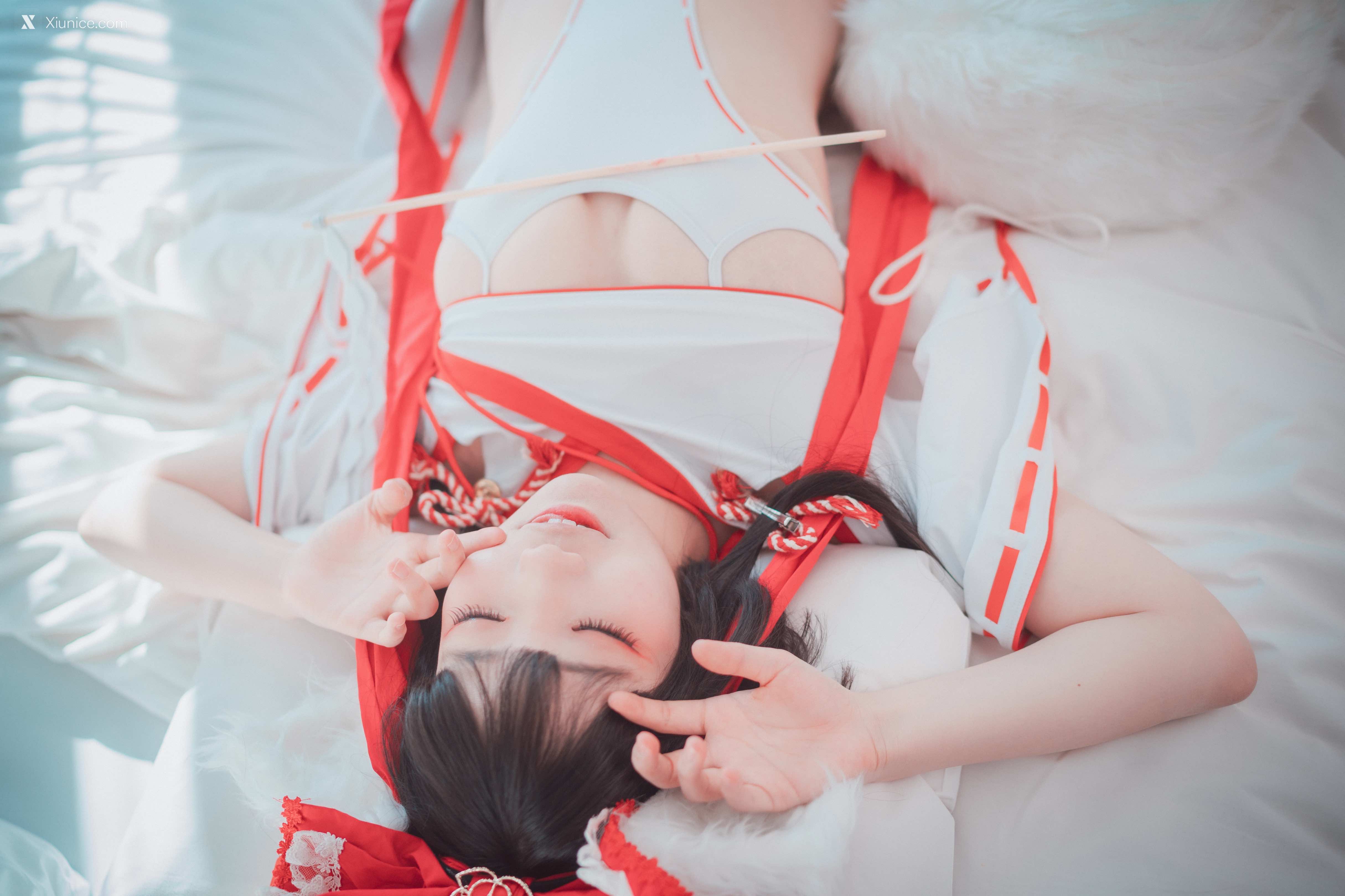 DJAWA Photo – Mimmi (밈미) – Kitsune Miko (A ver) 4K