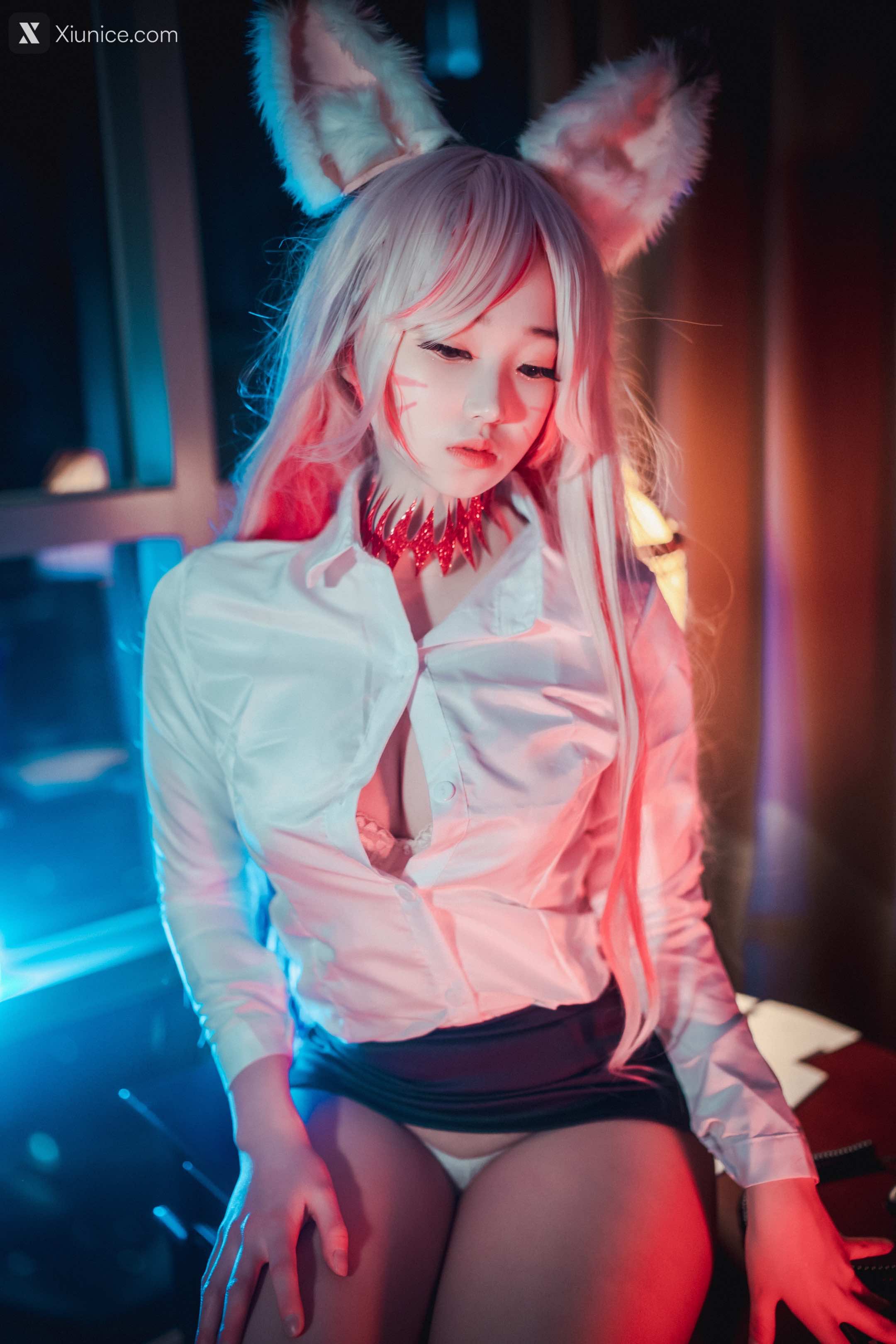 DJAWA Photo – Bambi (밤비) – “Kumiho in the Office” – Destiny Child – Nine-Tailed Fox Tamamo 4K