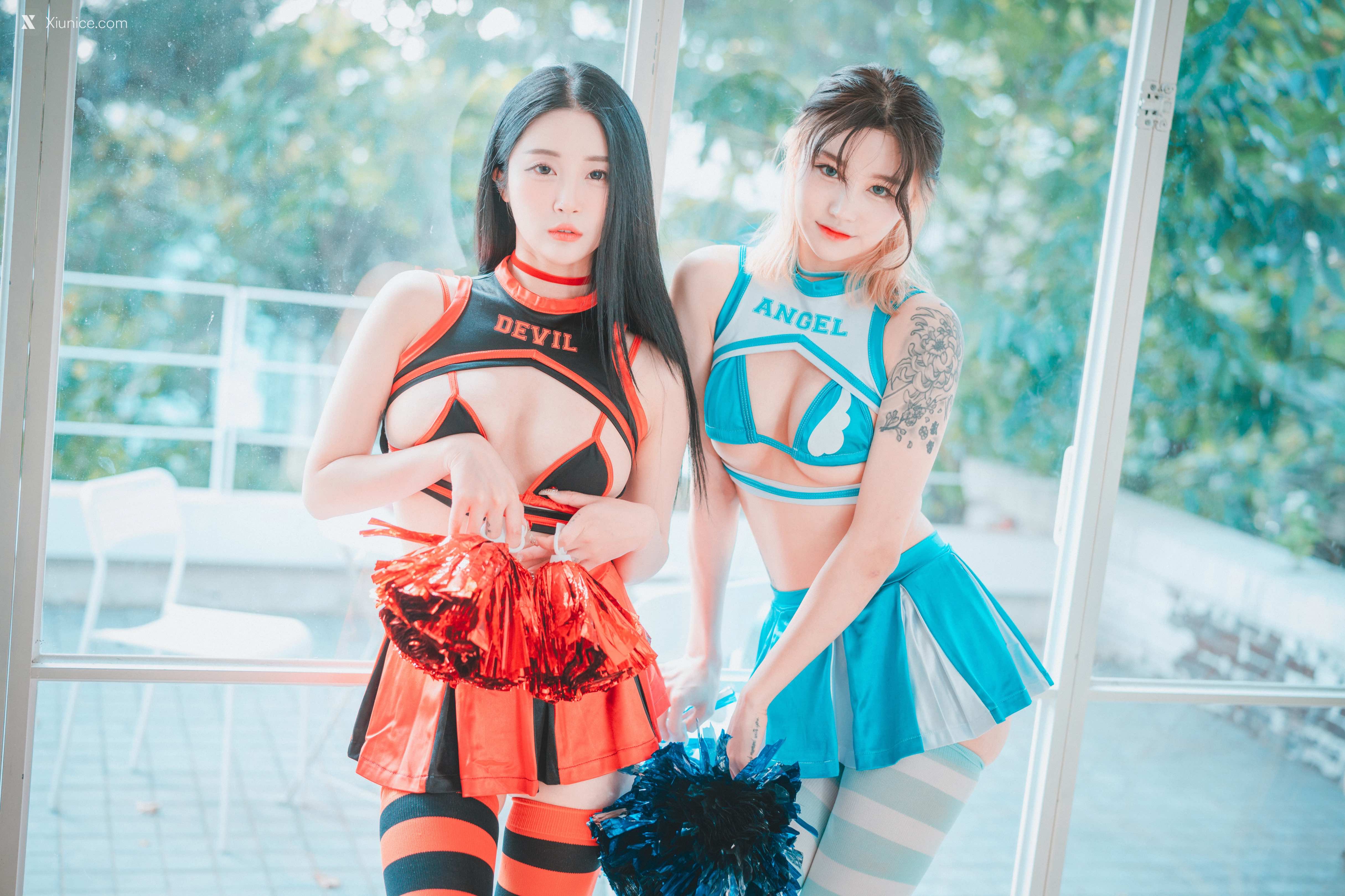 DJAWA Photo – Tae Ri (태리) & Bomi (보미) – “Devil 666 & Angel 777” 4K