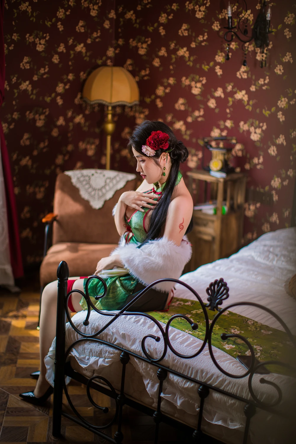 Cosplay 钛合金TiTi – 绿色旗袍