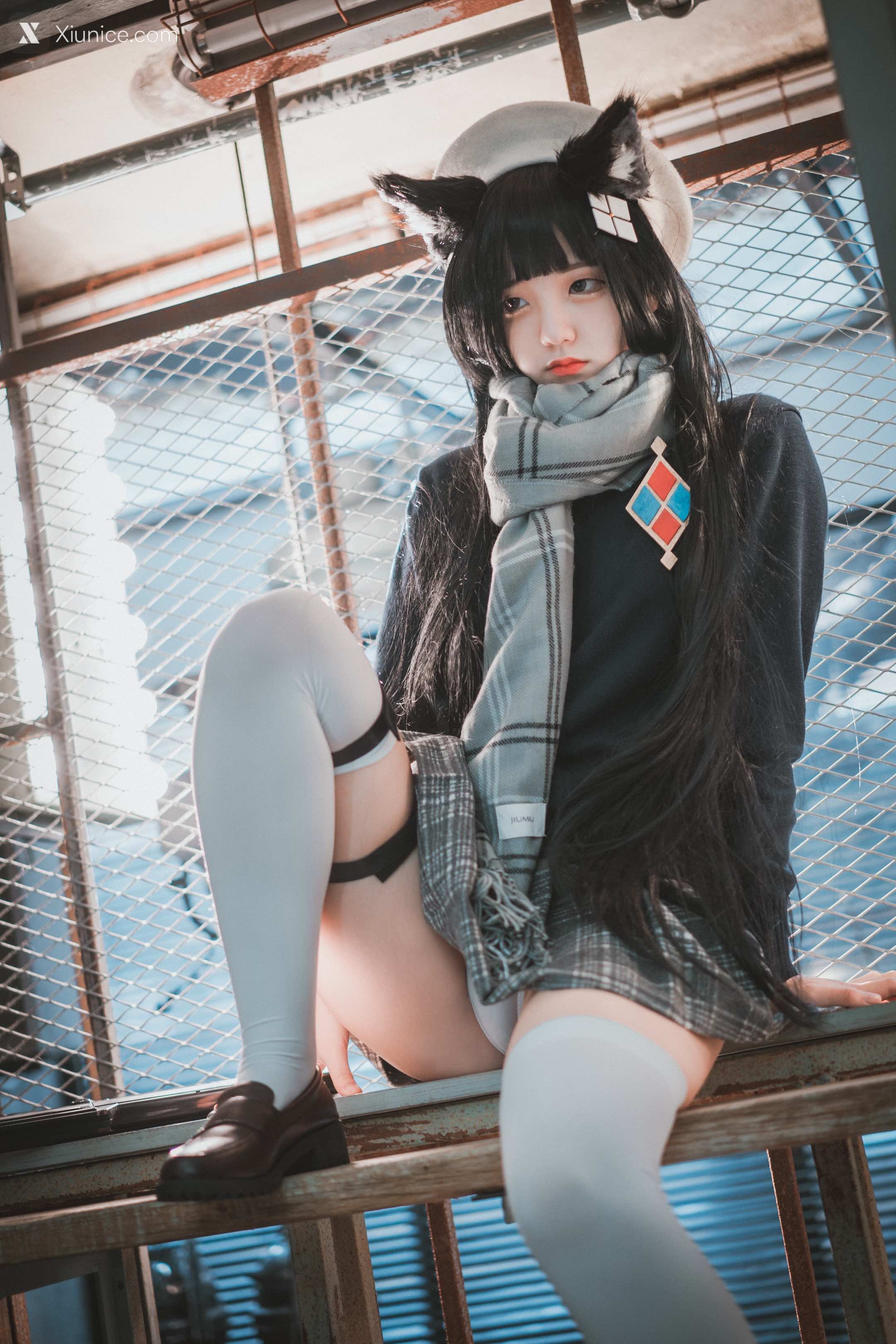 DJAWA Photo – Jeong Jenny (정제니) – “Girls’ Frontline – Type 95 (Pure White Graduation ver.)” 4K