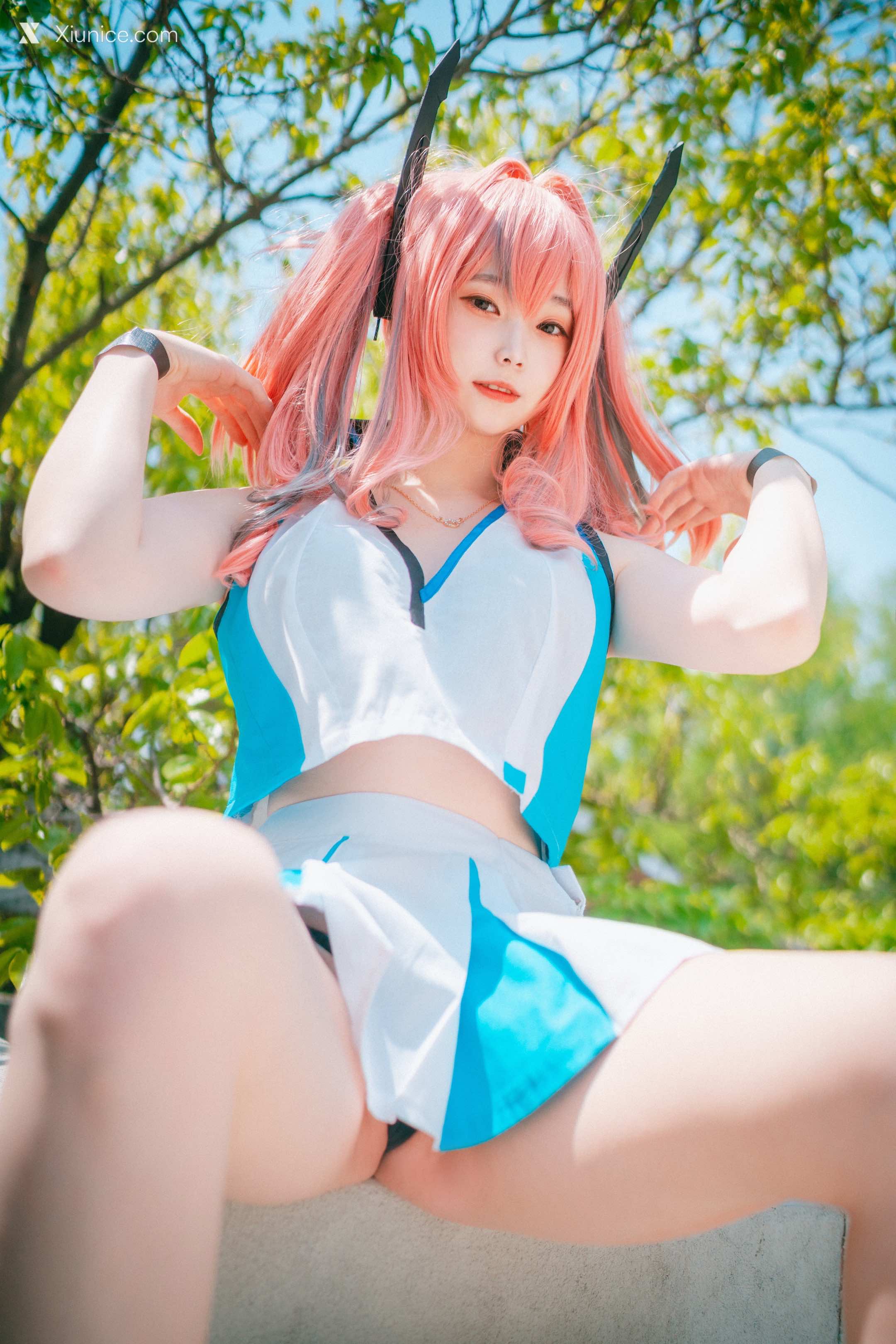 DJAWA Photo – Bambi (밤비) – USS Bremerton (Azur Lane) Scorching-Hot Training 4K