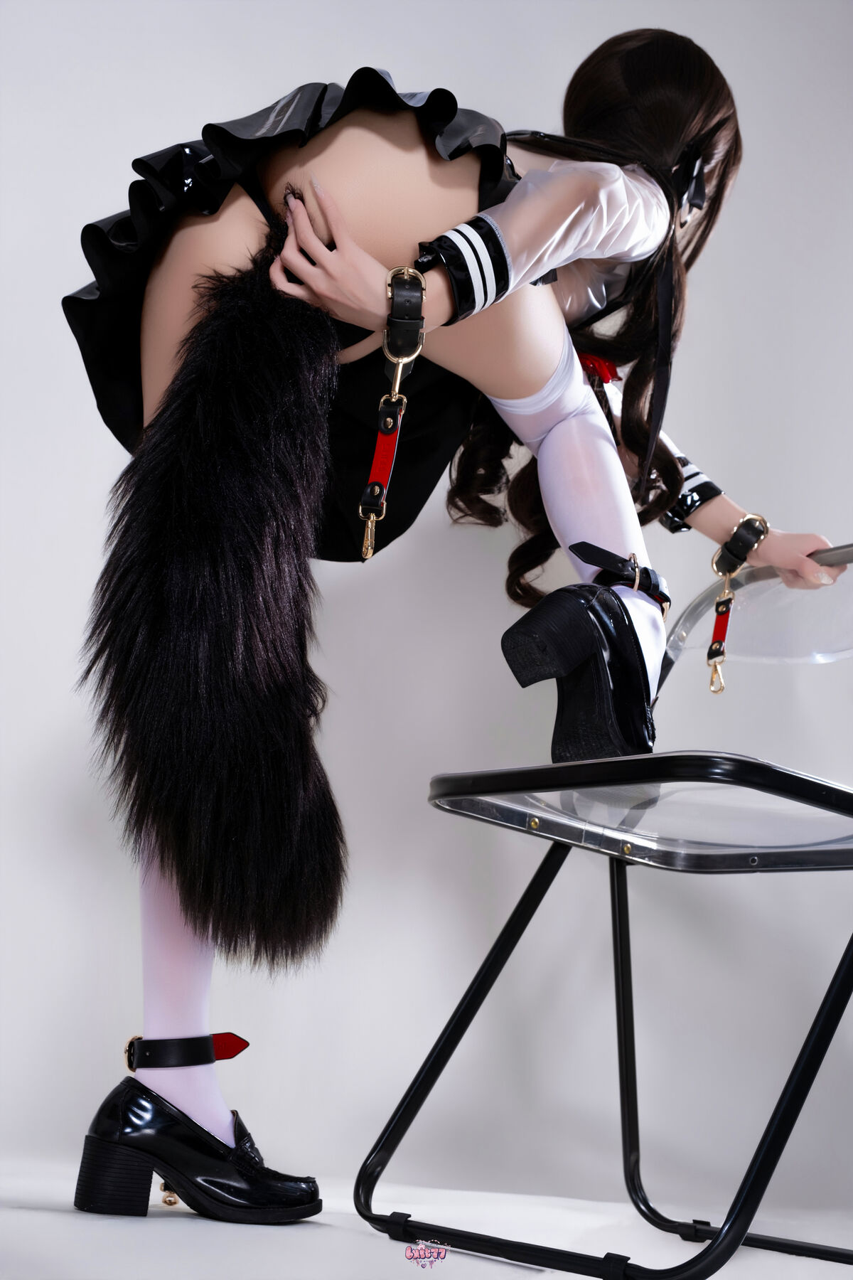 Coser@柒柒要乖哦 - 兽尾透明JK Part01