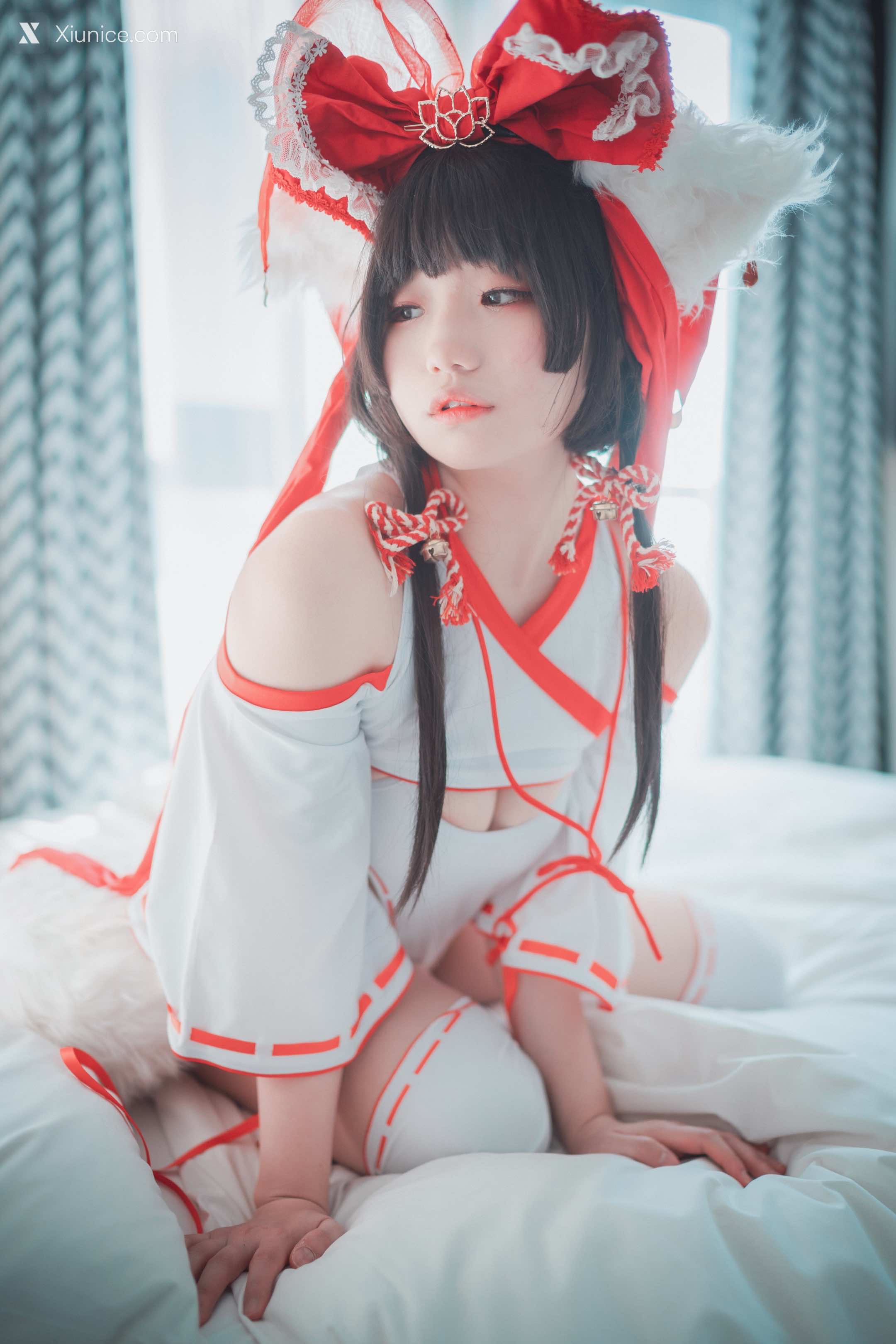 DJAWA Photo – Mimmi (밈미) – Kitsune Miko (A ver) 4K