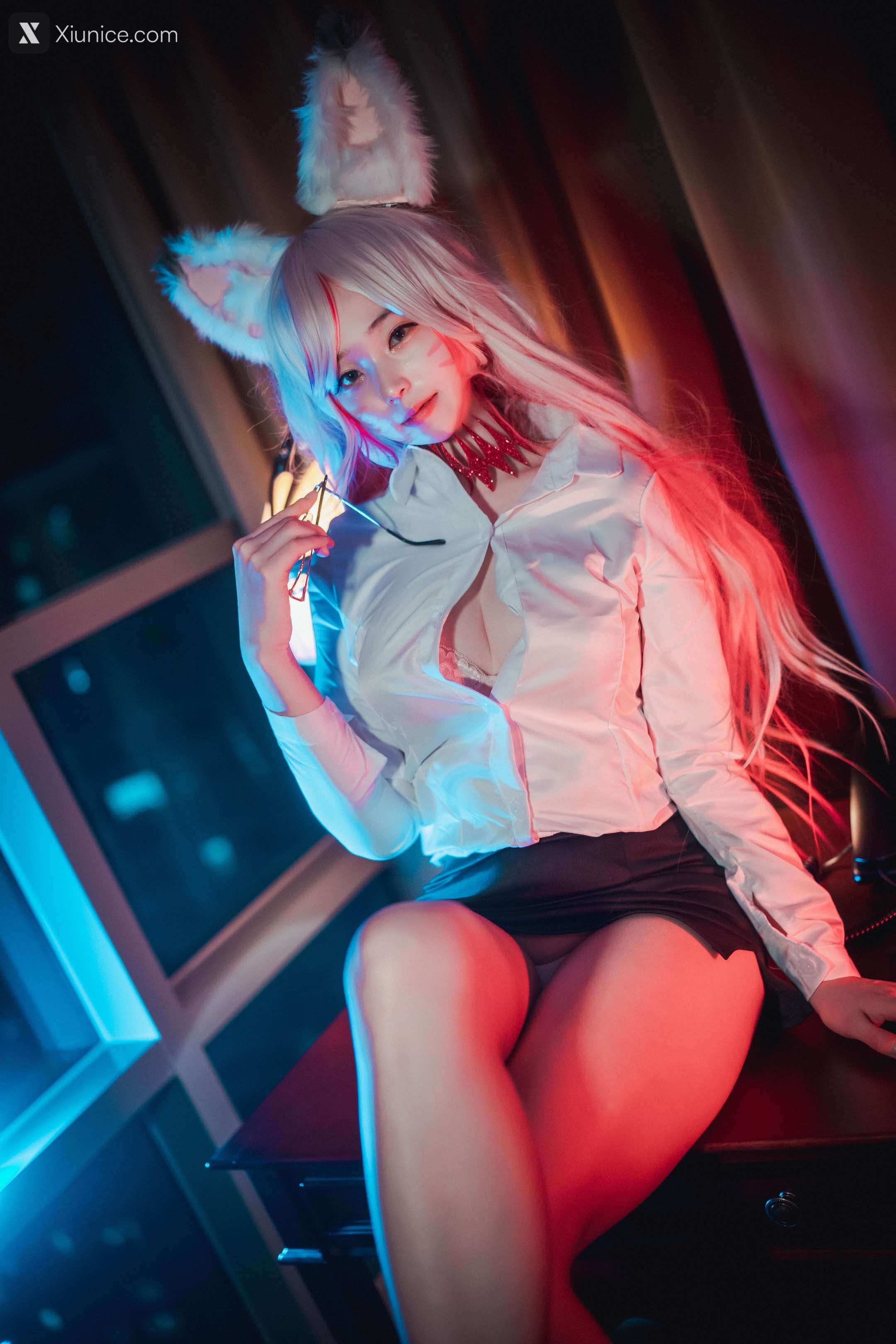 DJAWA Photo – Bambi (밤비) – “Kumiho in the Office” – Destiny Child – Nine-Tailed Fox Tamamo 4K