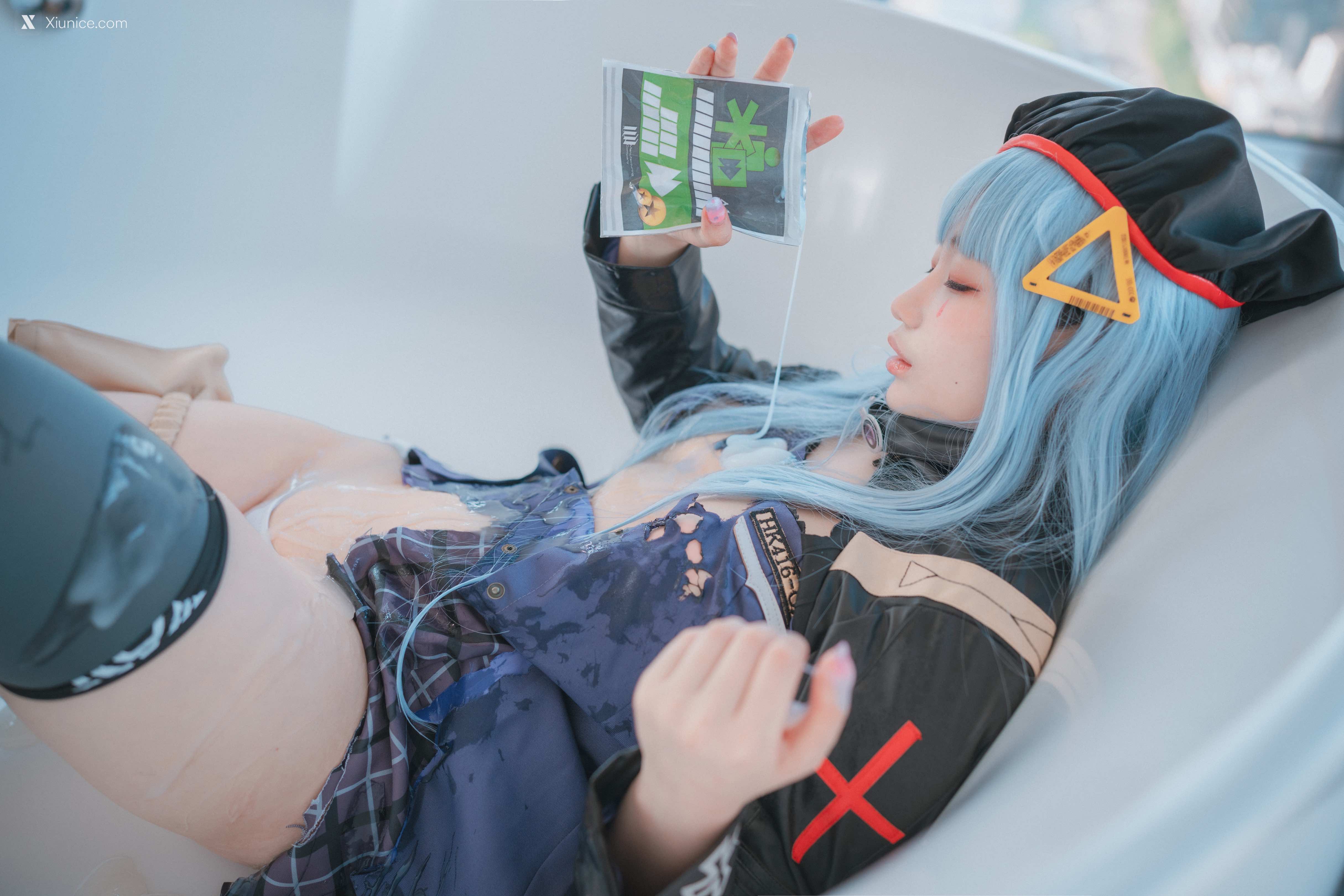 DJAWA Photo – Mimmi (밈미) – Girls’ Frontline – HK416 (Damaged ver.) 4K