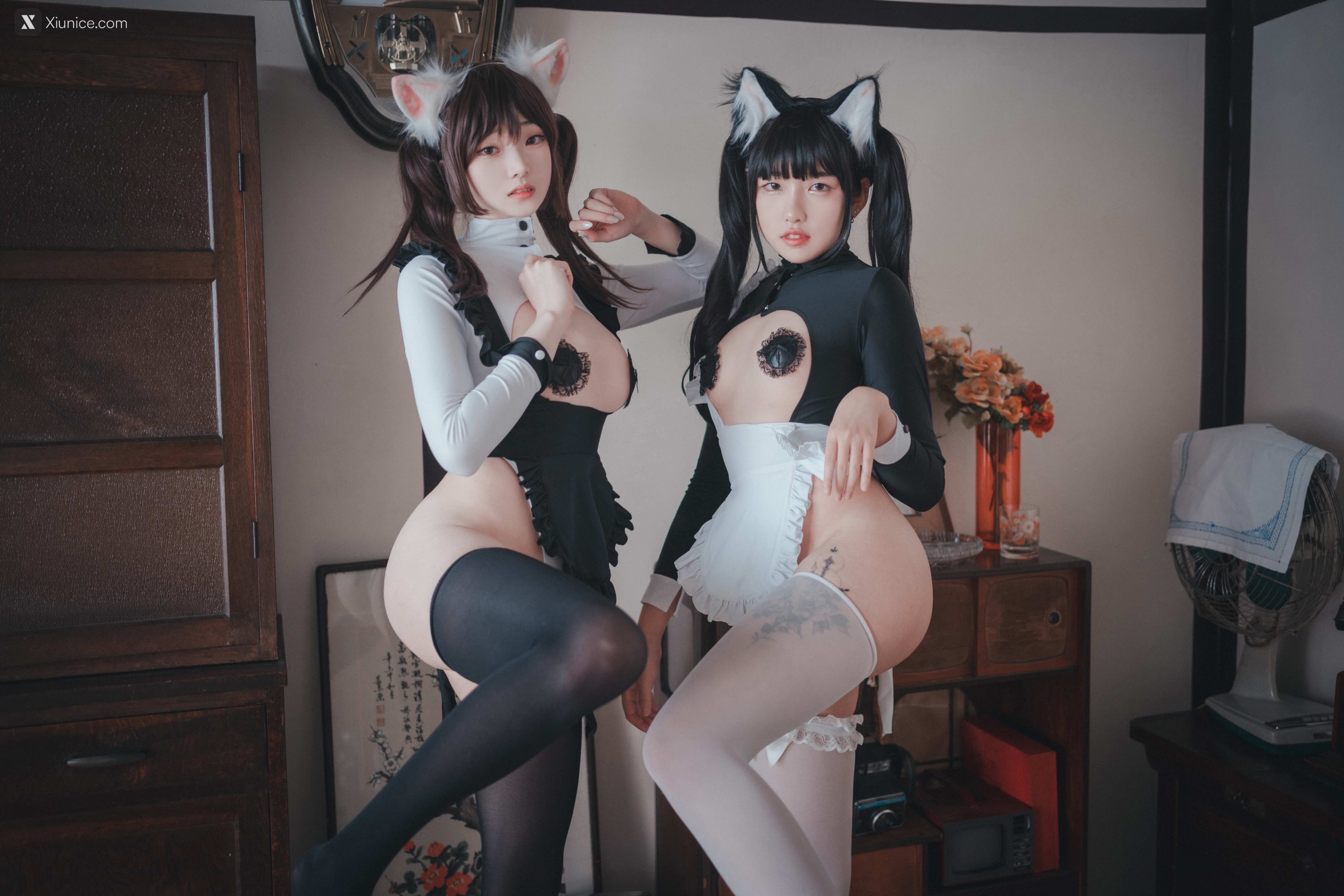 DJAWA Photo – Bambi (밤비) & Sonson (손손) – Maid Mansion W 4K
