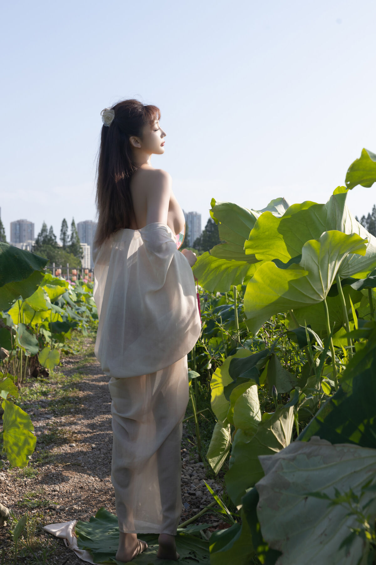 内购无水印 Lu Xuan Xuan 陆萱萱 - 秀人网模特 荷花 Part01