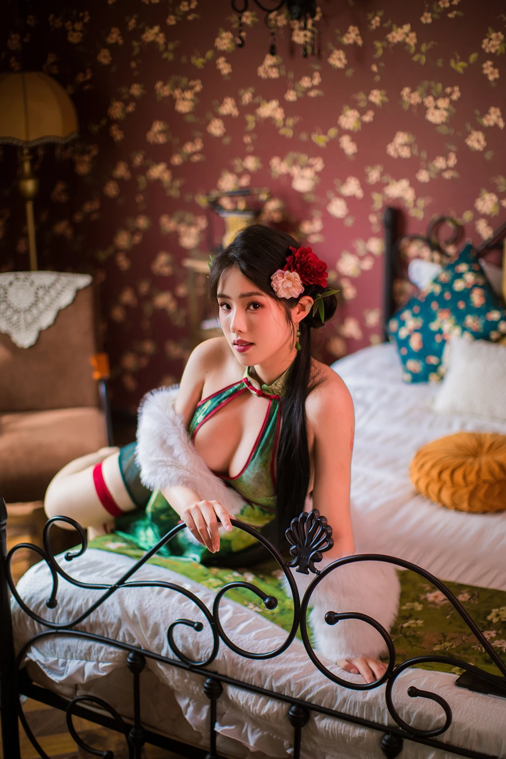 Cosplay 钛合金TiTi – 绿色旗袍