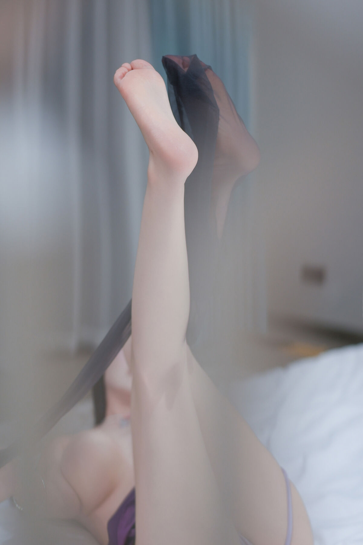 内购无水印 Zhu Ke Er 朱可儿 - 秀人网模特 紫色吊带 Part02