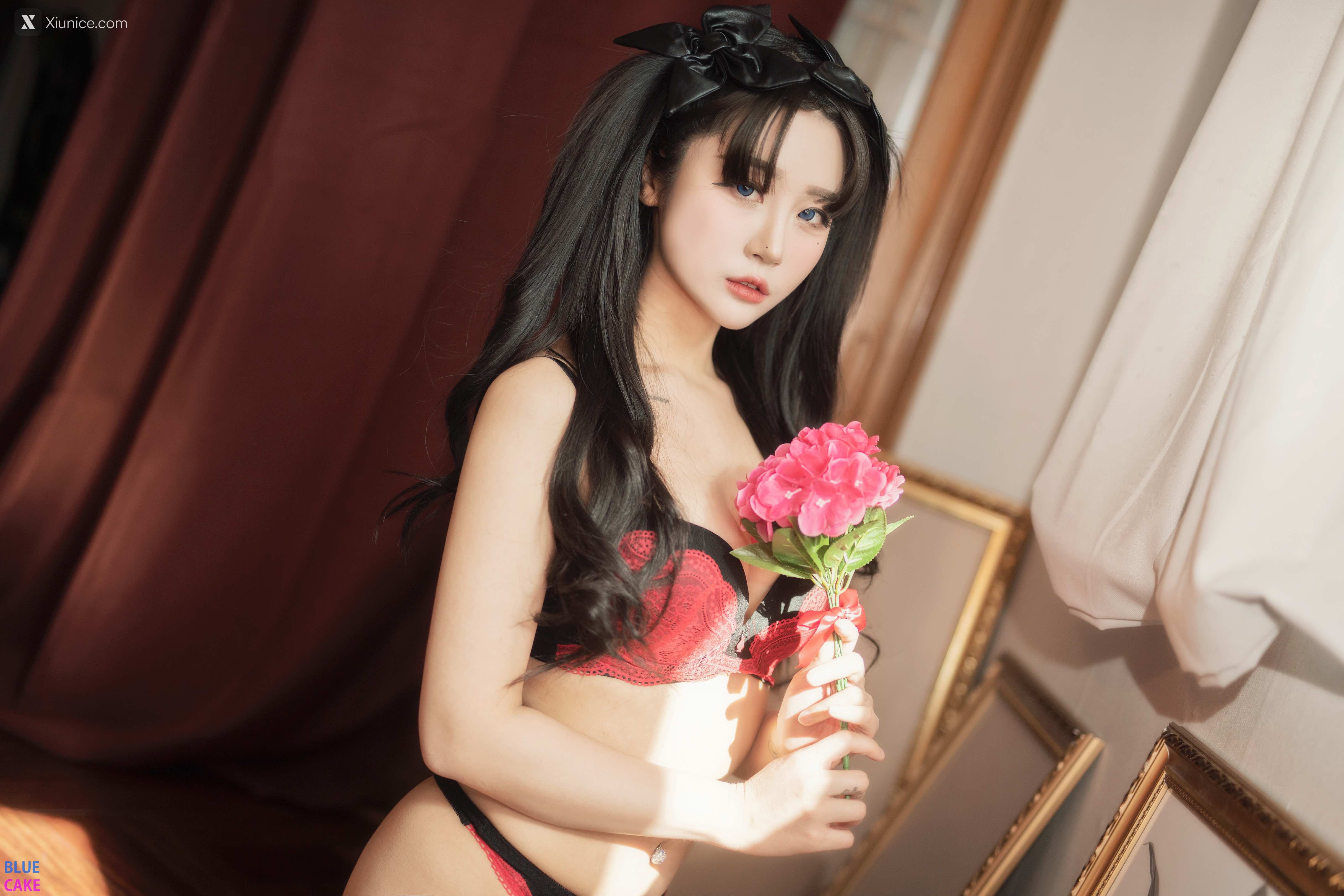 BLUECAKE Bomi (보미) & Zia (지아) – Fate Saber x Thosaka Rin – Lingerie.Ver 4K