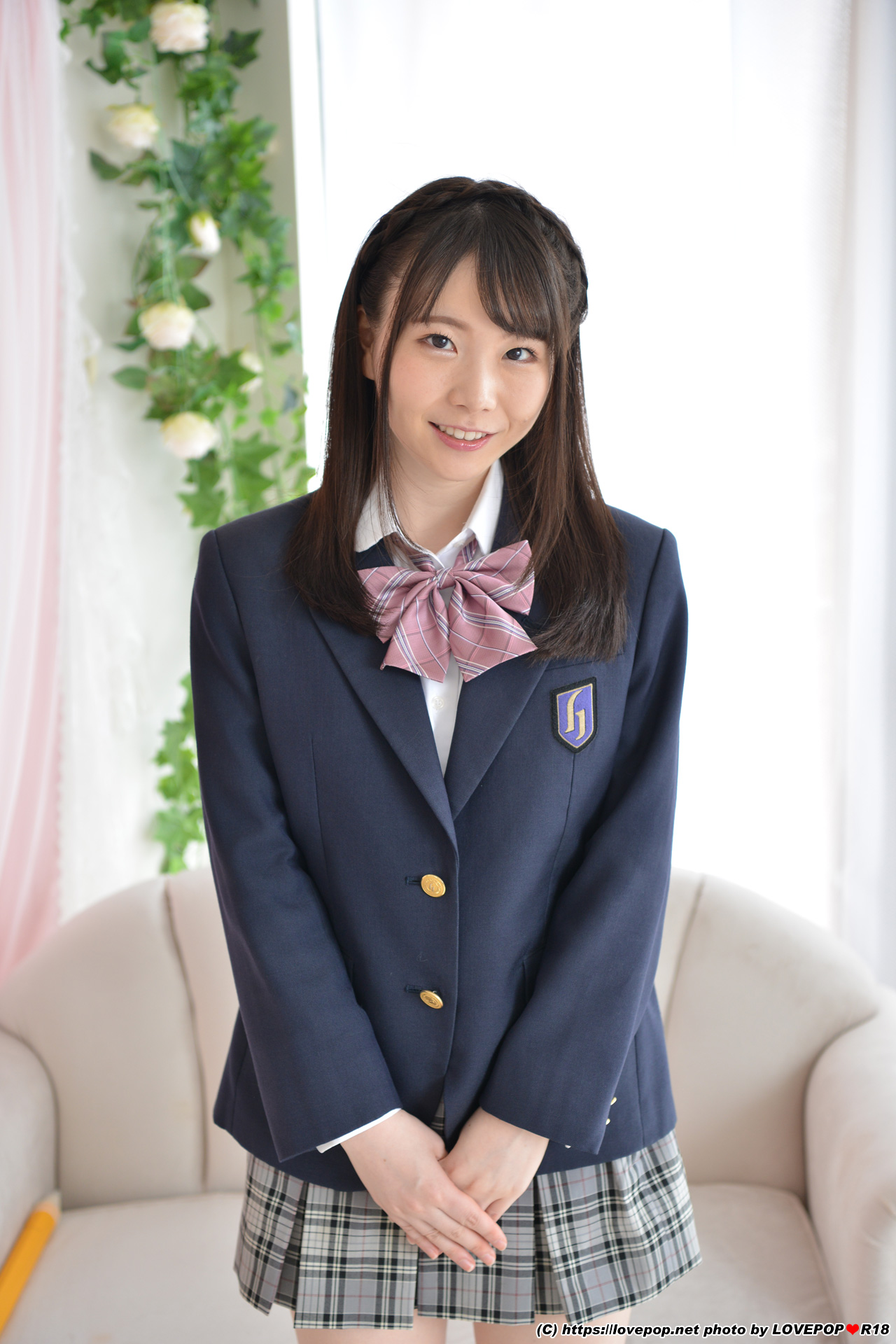 [Lovepop] Kozue Fujita 藤田こずえ - No.L-0690 Photoset #006 School Uniform (Blazer)